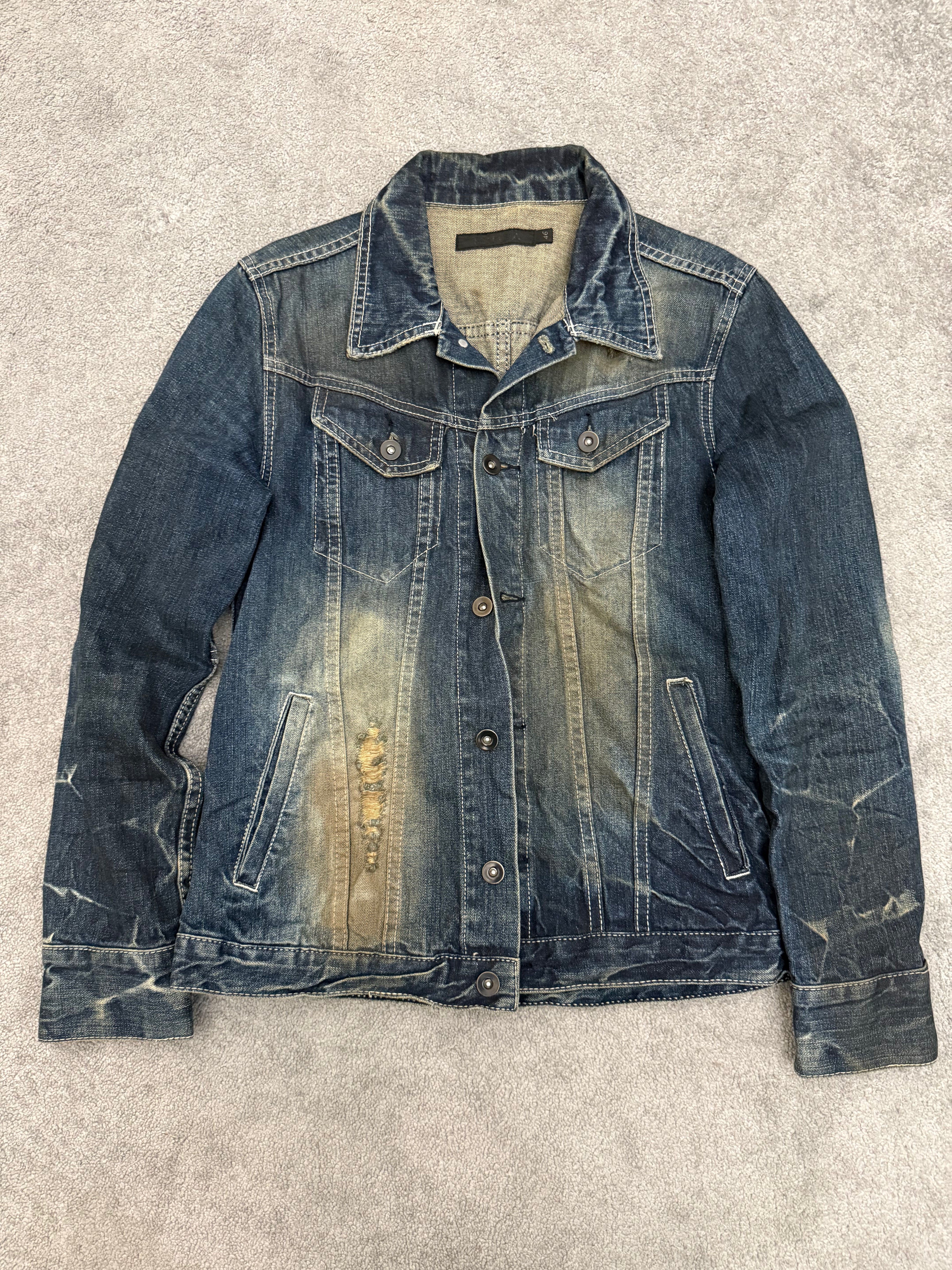 FUGA Micro Distressed Denim Jacket