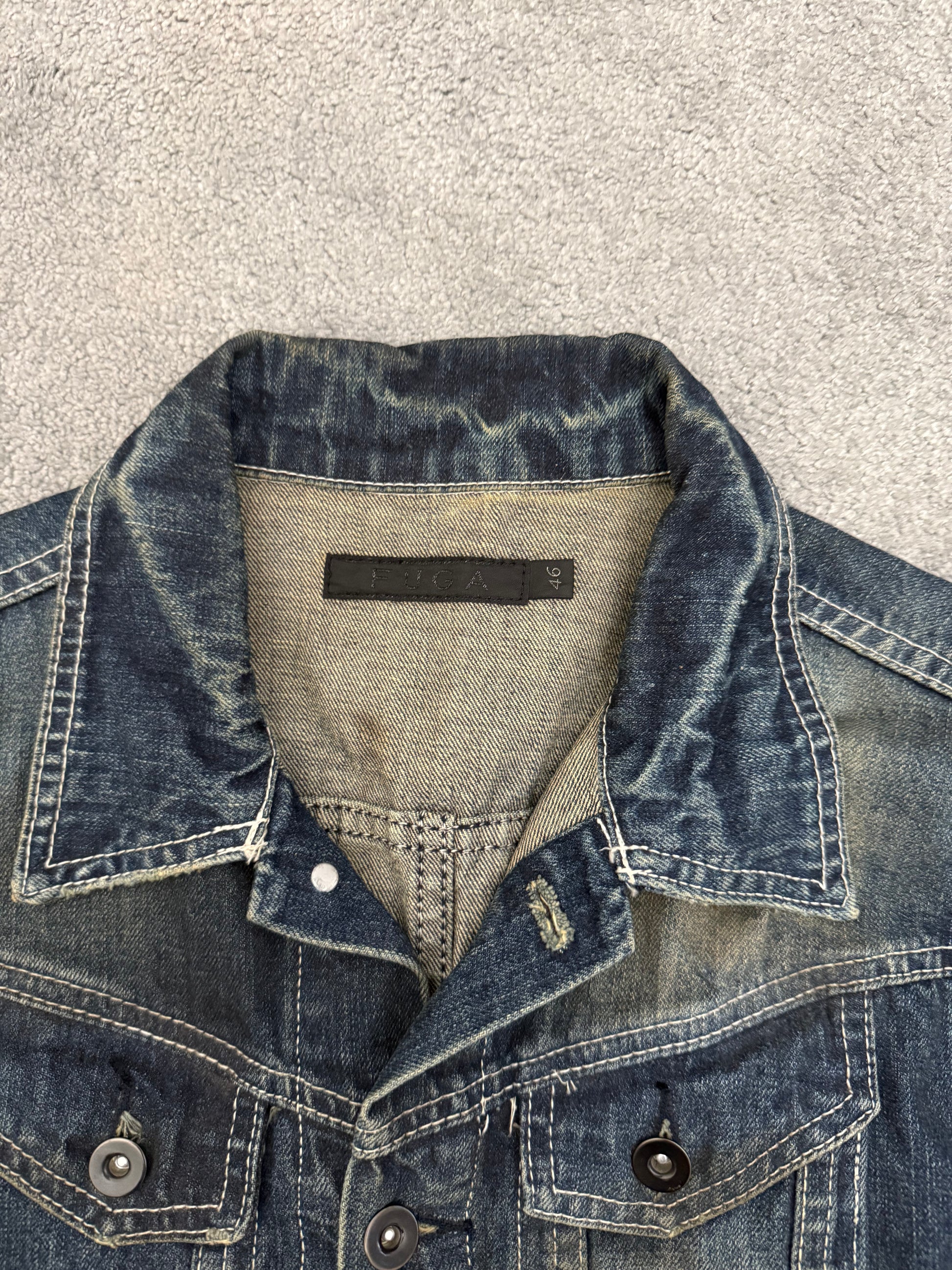 FUGA Micro Distressed Denim Jacket