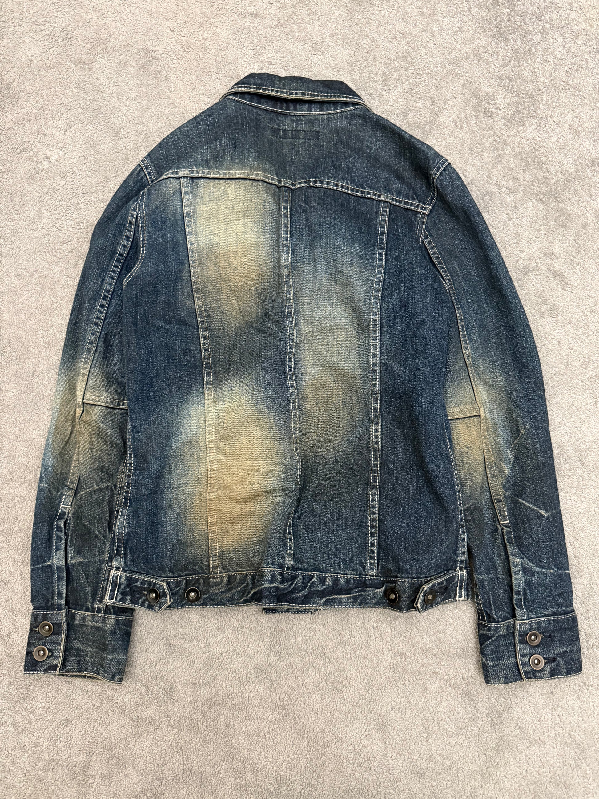 FUGA Micro Distressed Denim Jacket