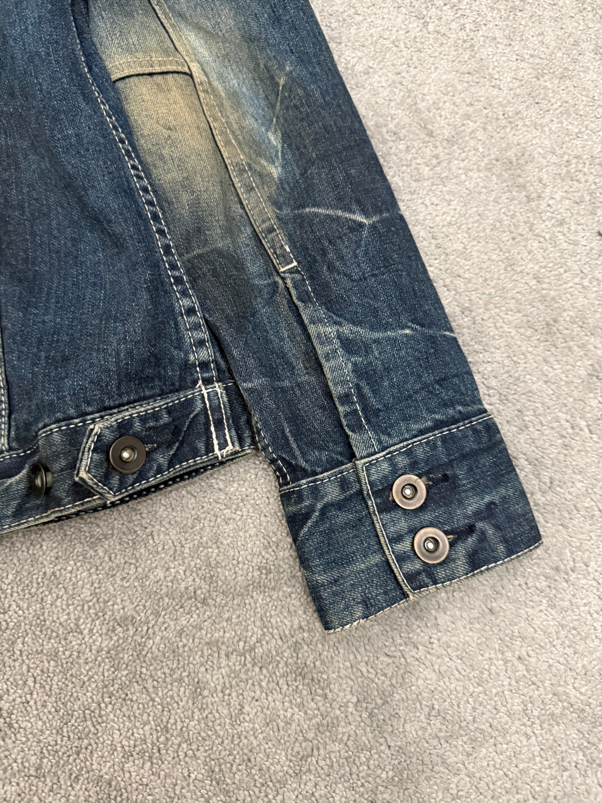 FUGA Micro Distressed Denim Jacket