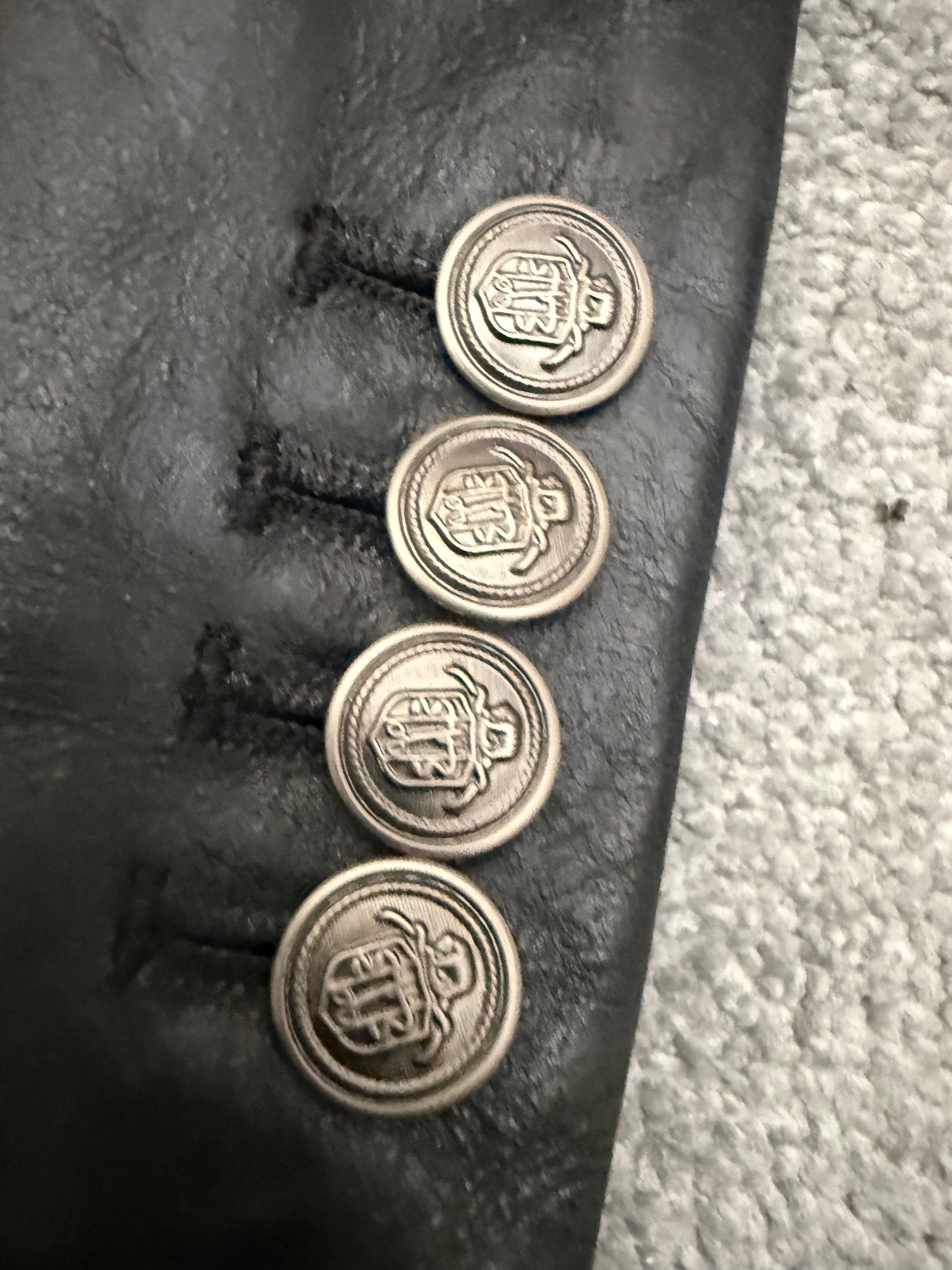 Schlussel „NEUE WELT“ Leather Blazer