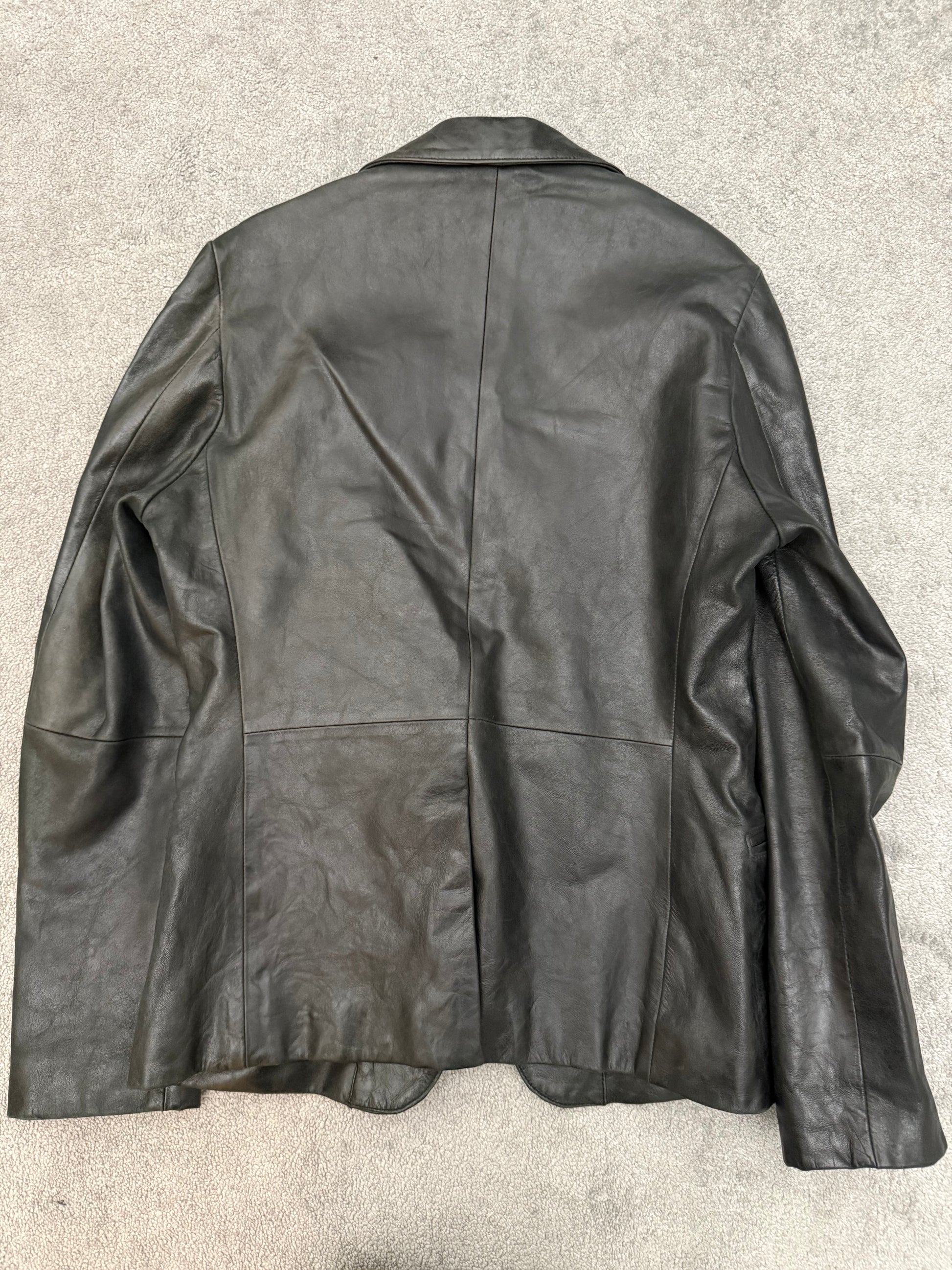 Schlussel „NEUE WELT“ Leather Blazer