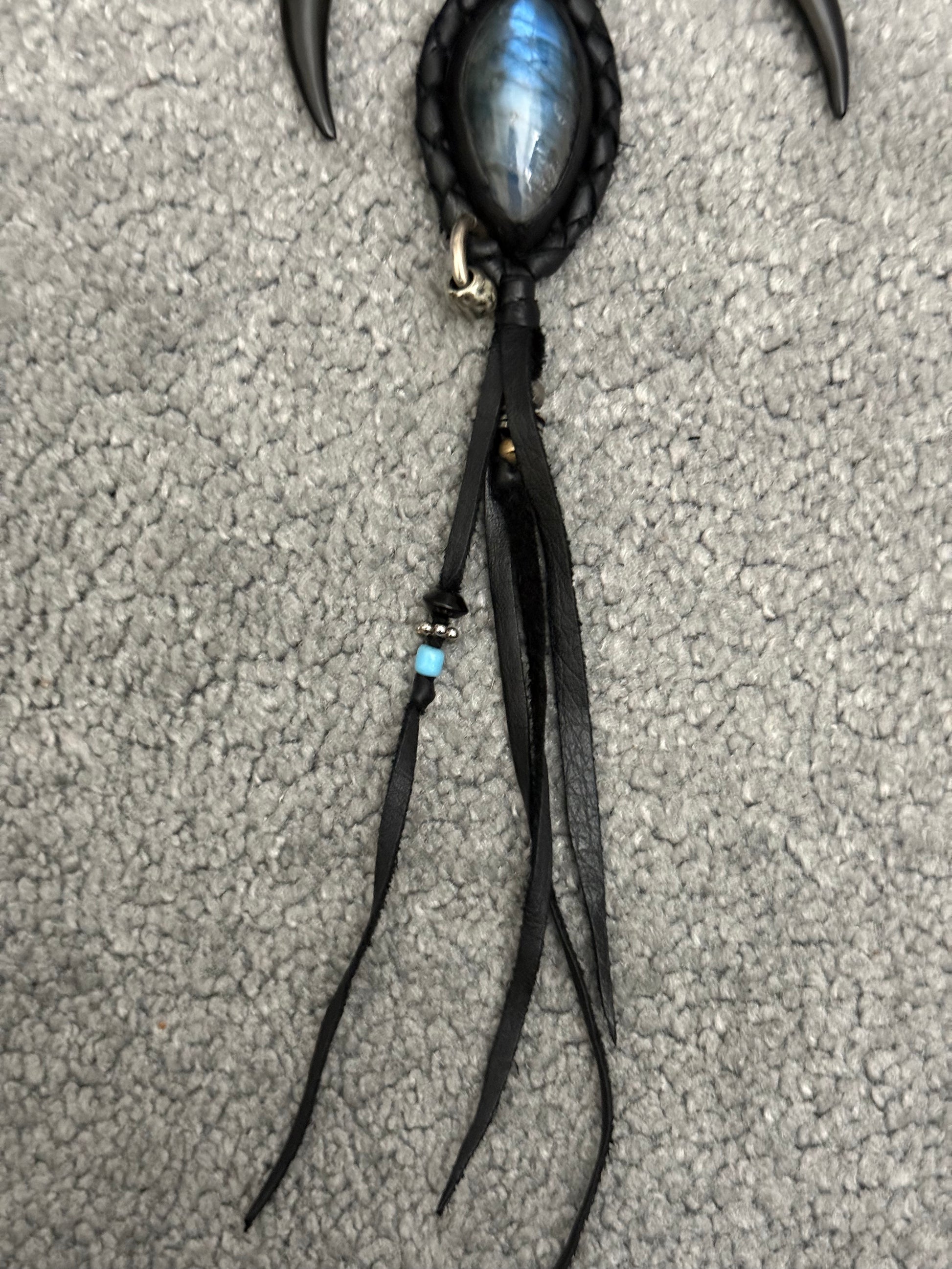 14th Addiction Blue Labradorite 1/1 Fang Necklace