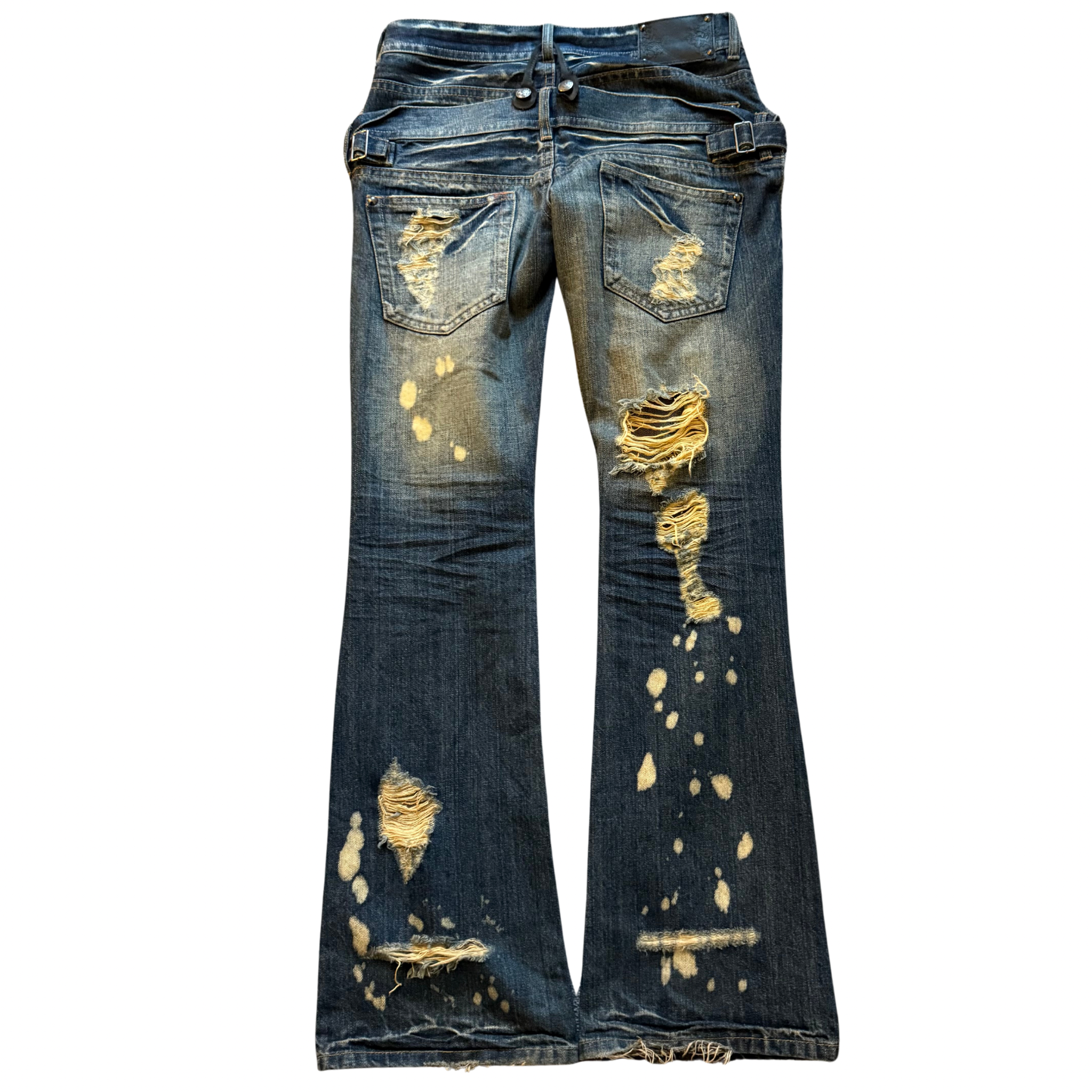 Midas Double Waisted Distressed Denim