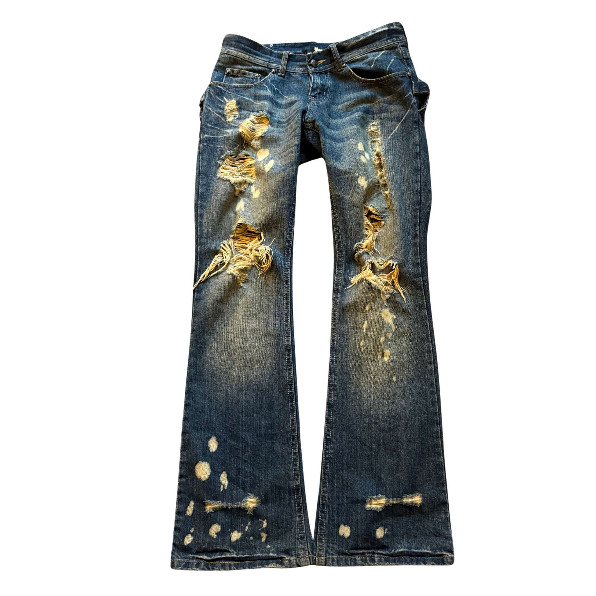 Midas Double Waisted Distressed Denim