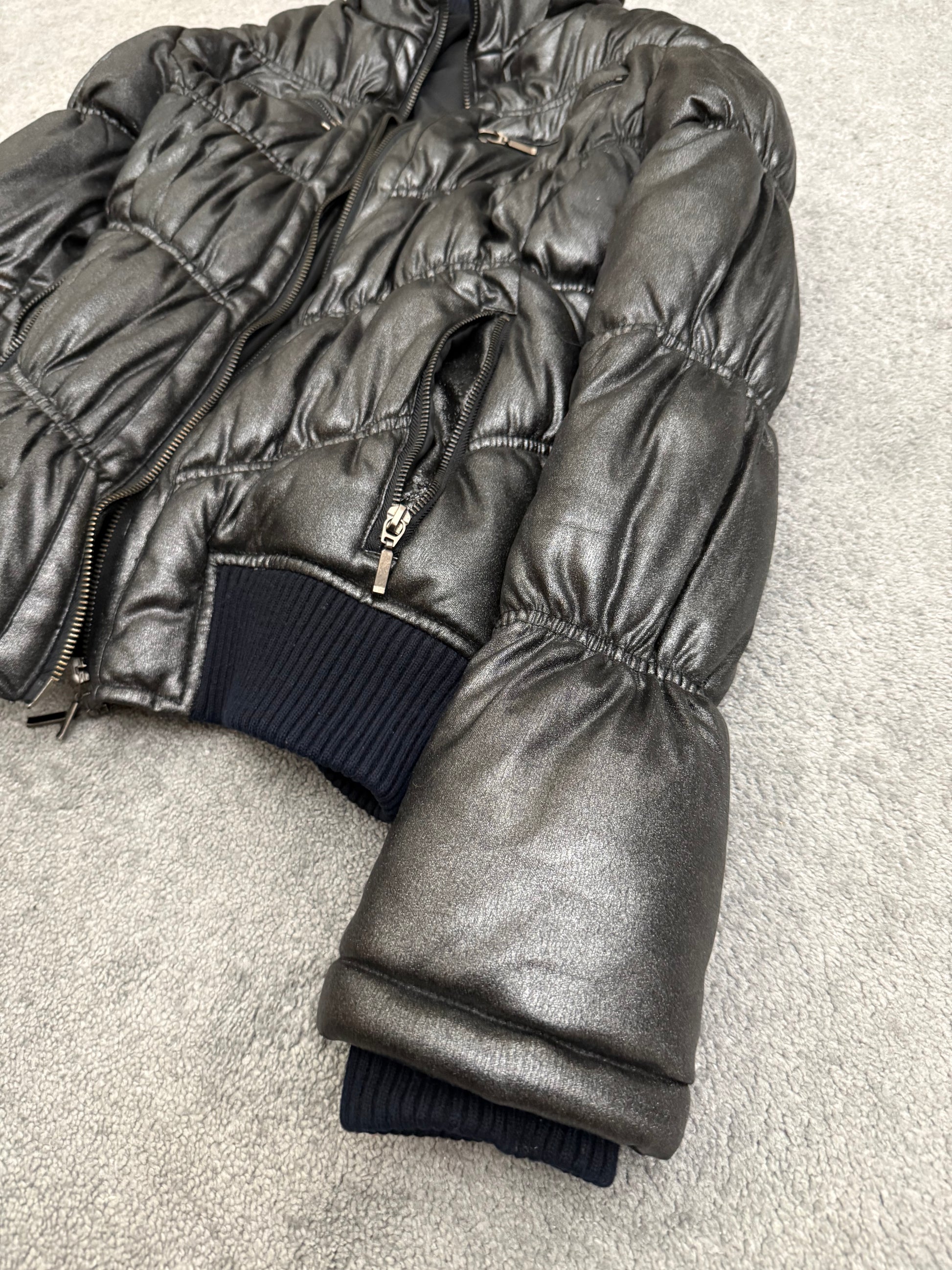 Jack Rose Quilted Waxed Puffer Jacket