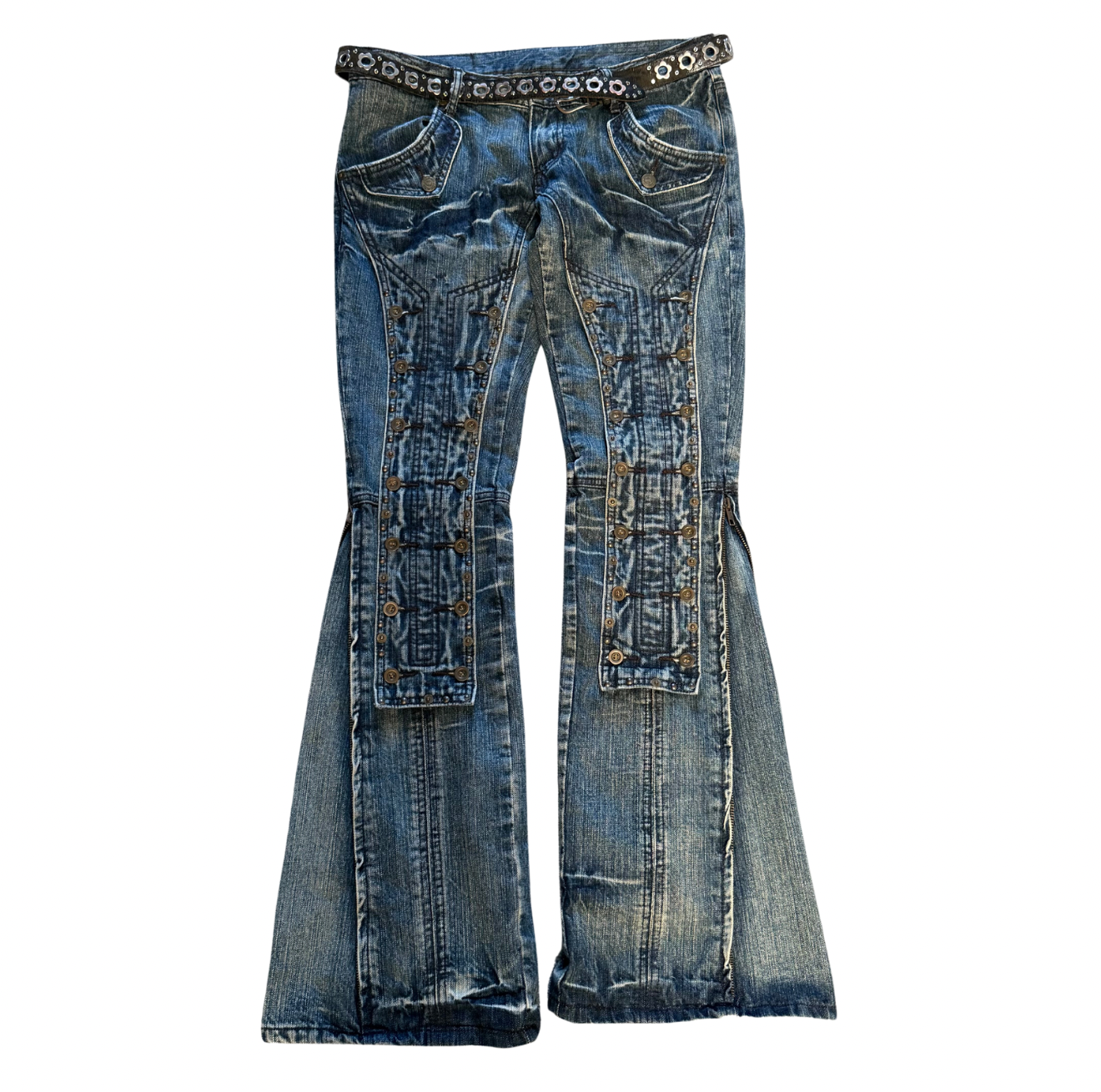 Tornado Mart Pannel Flared Denim