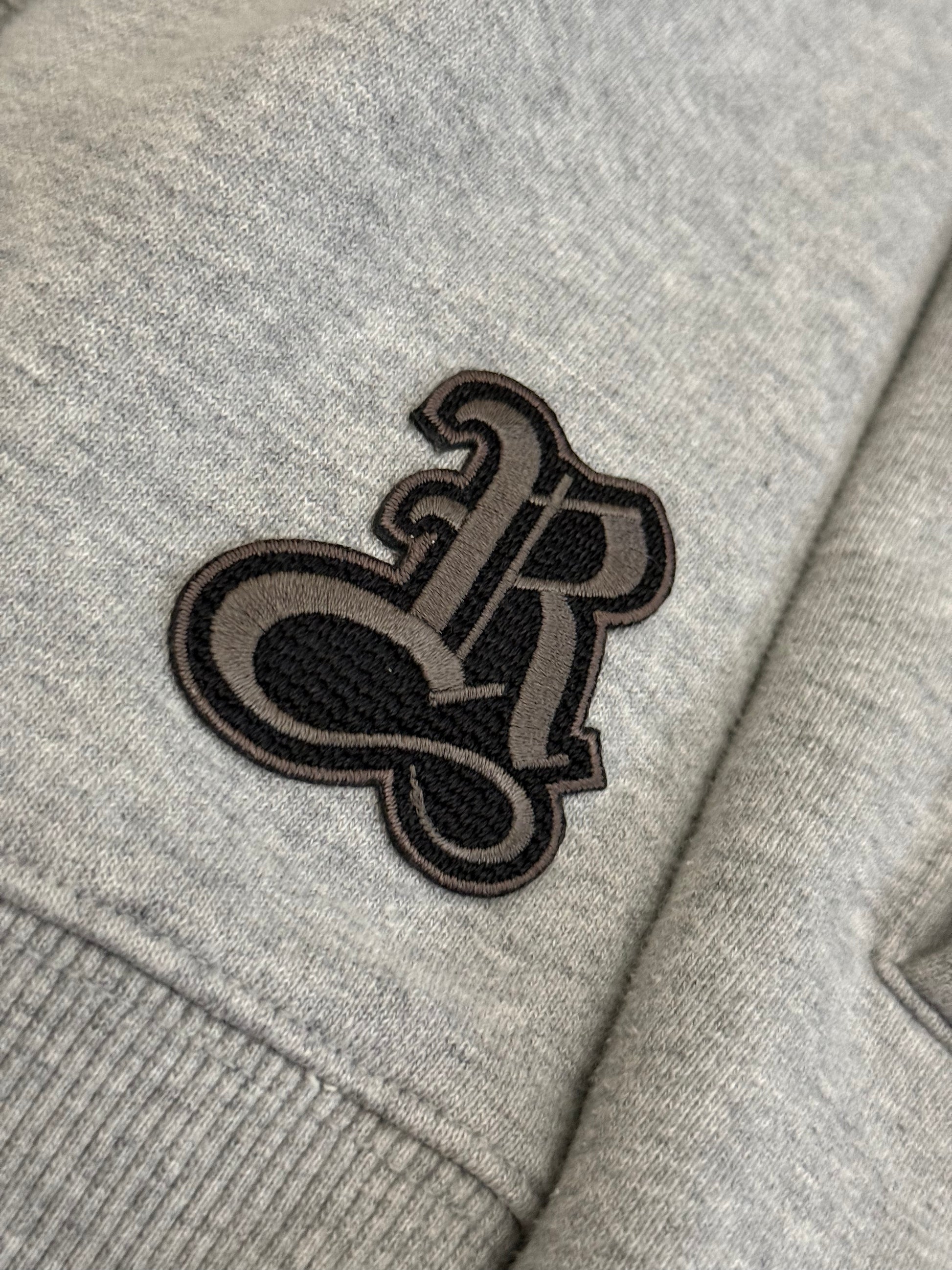 Roen Studded Leather Tassel Patch Sweat Jacket