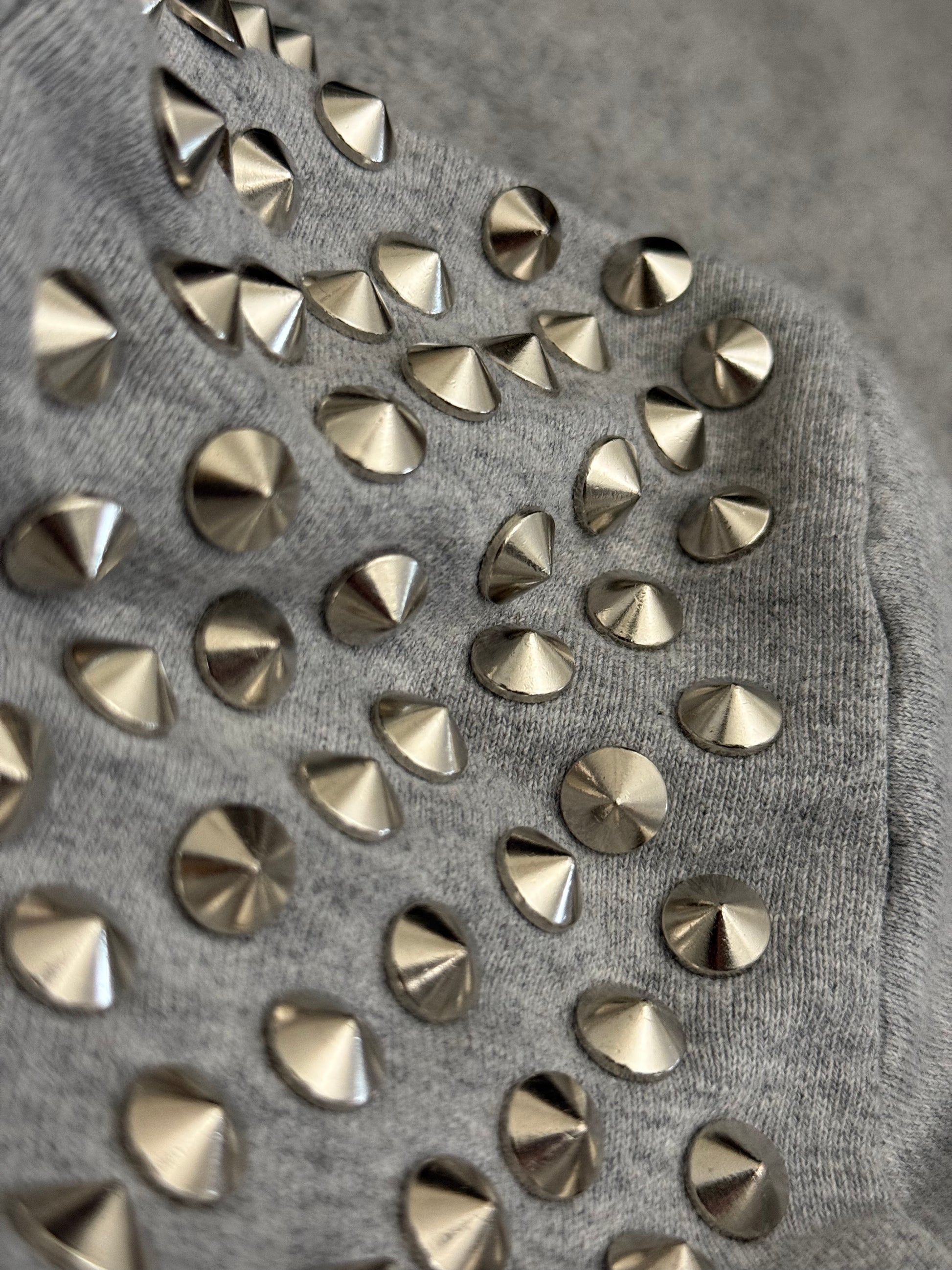 Roen Studded Leather Tassel Patch Sweat Jacket