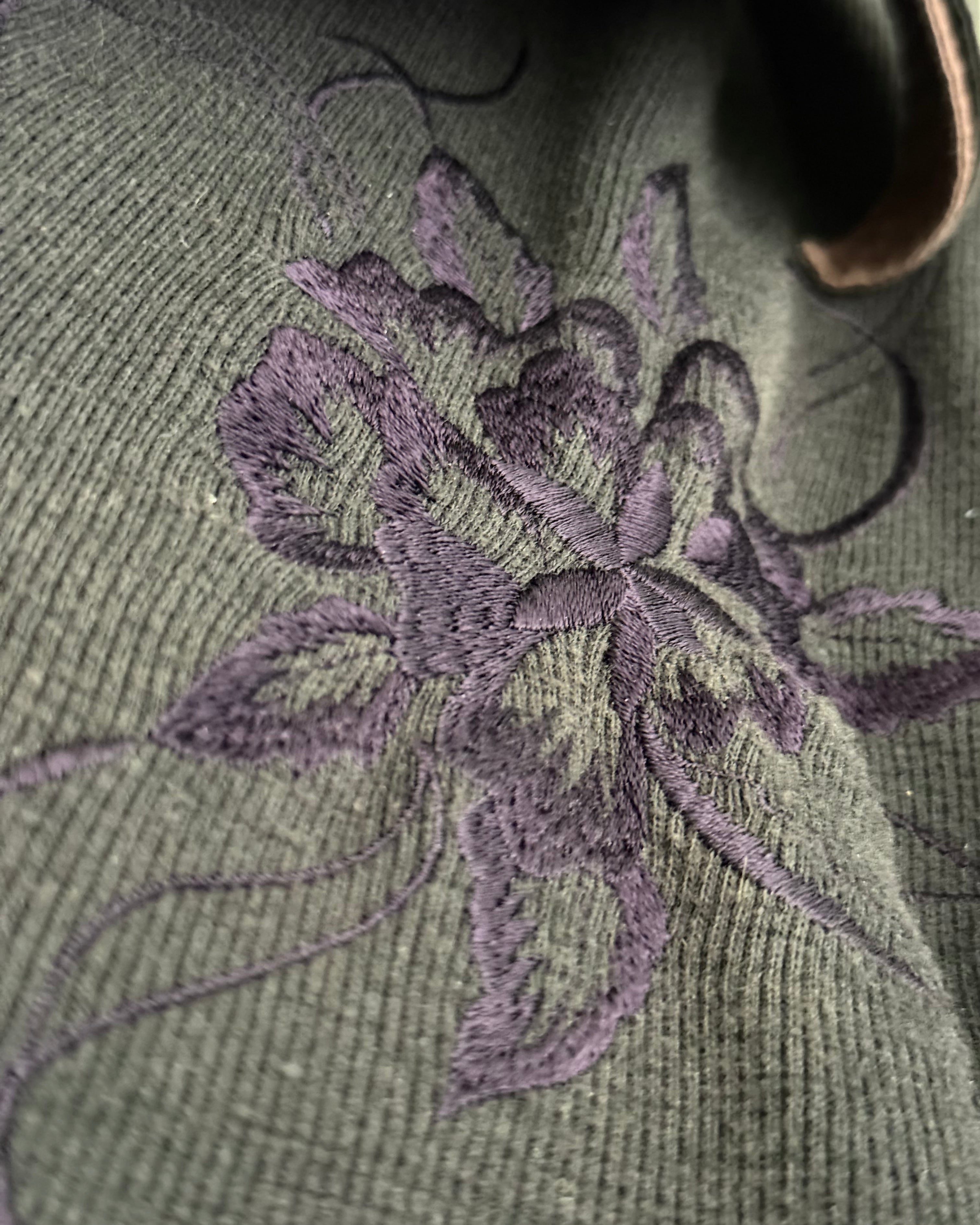 Tornado Mart Sun Faded Tribal Rose Polo Shirt