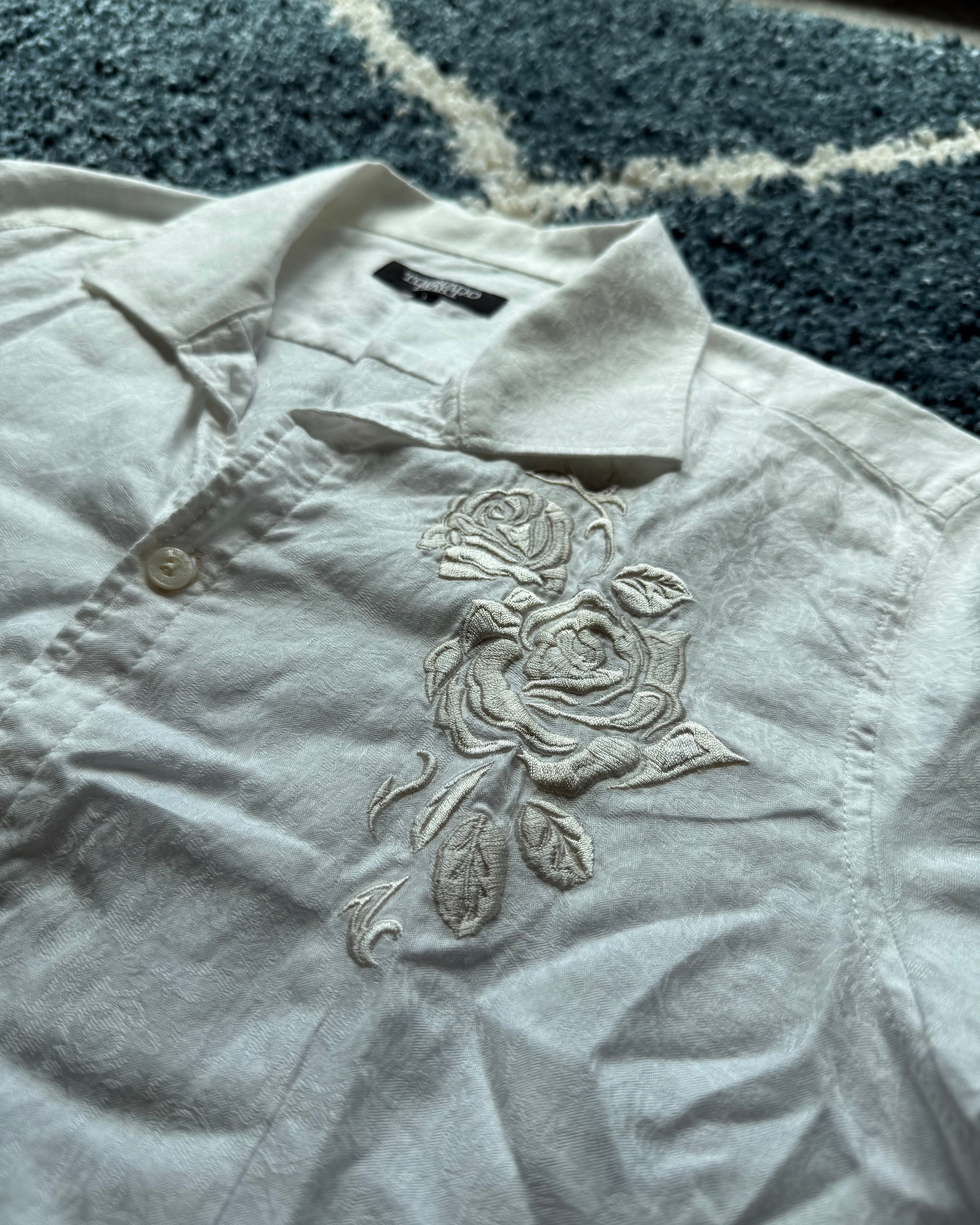 Tornado Mart Rose Tribal imprinted Button up Shirt