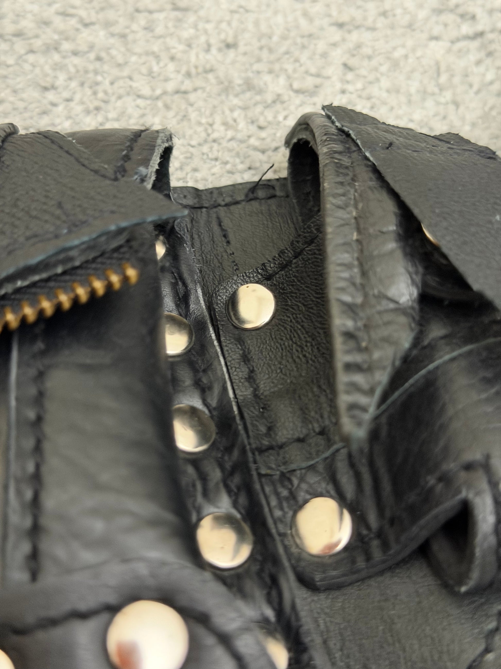 Leather feather Belt Bag