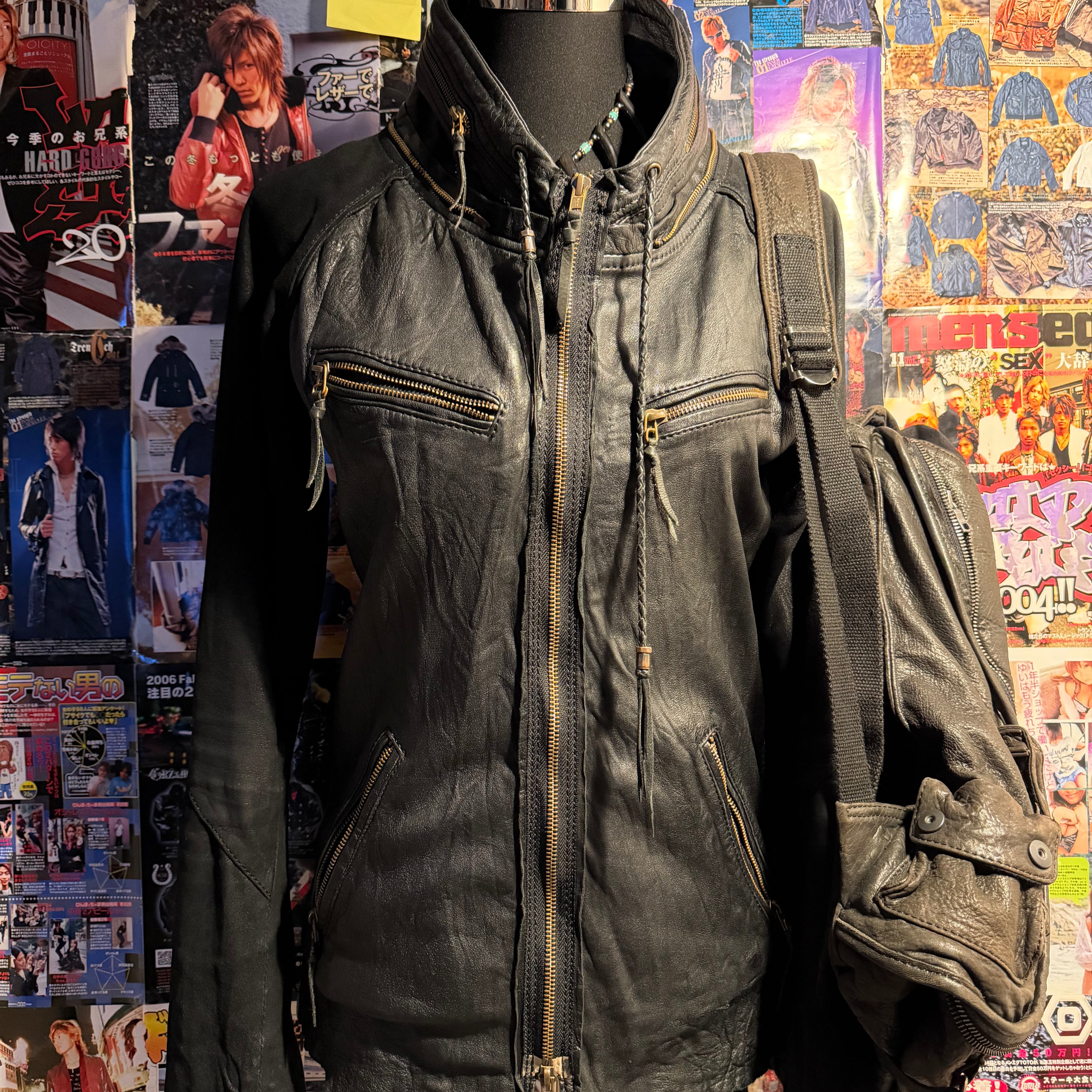 14th Addiction 2010 Bono Leather Hybrid Jacket