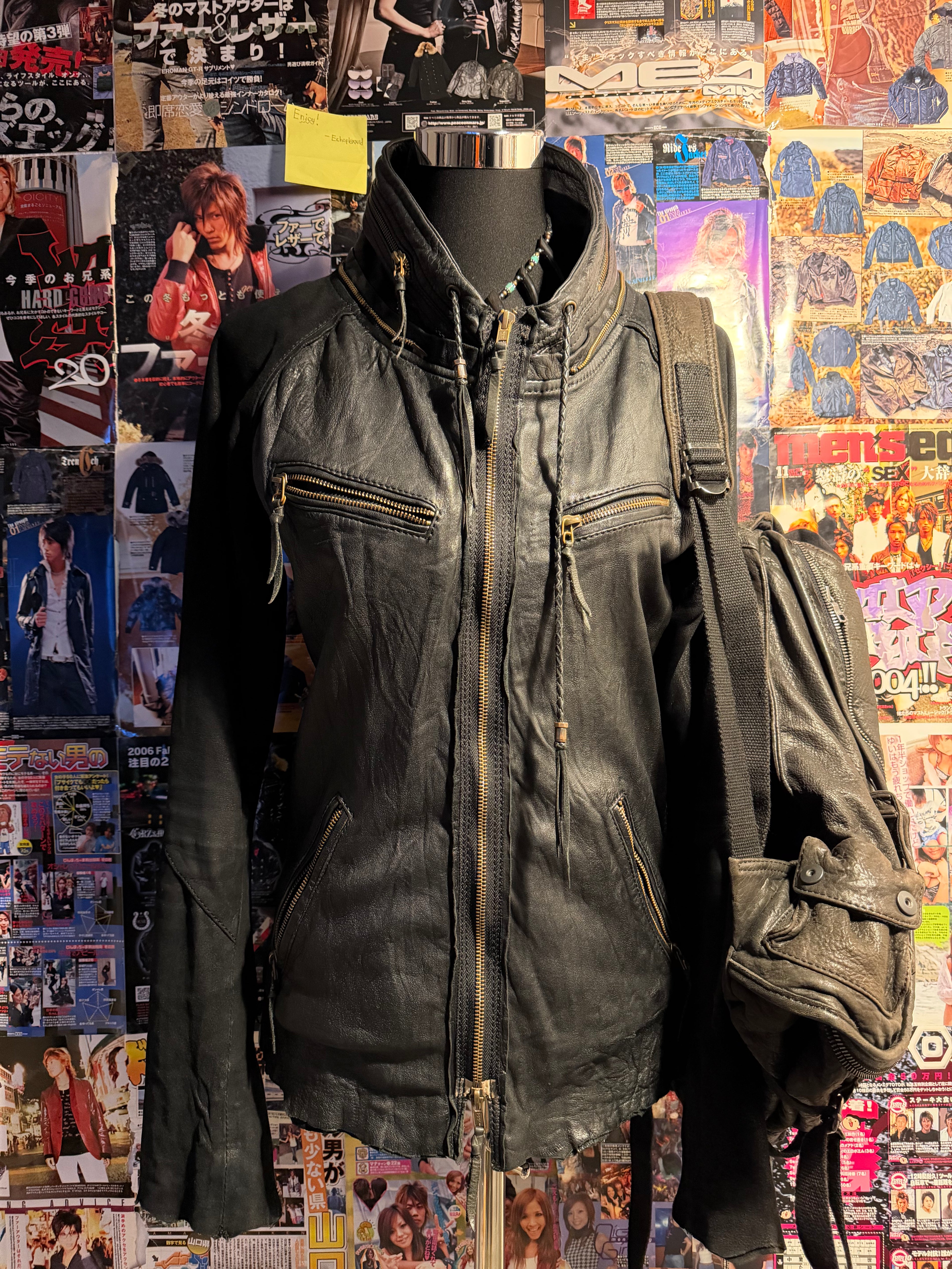 14th Addiction 2010 Bono Leather Hybrid Jacket
