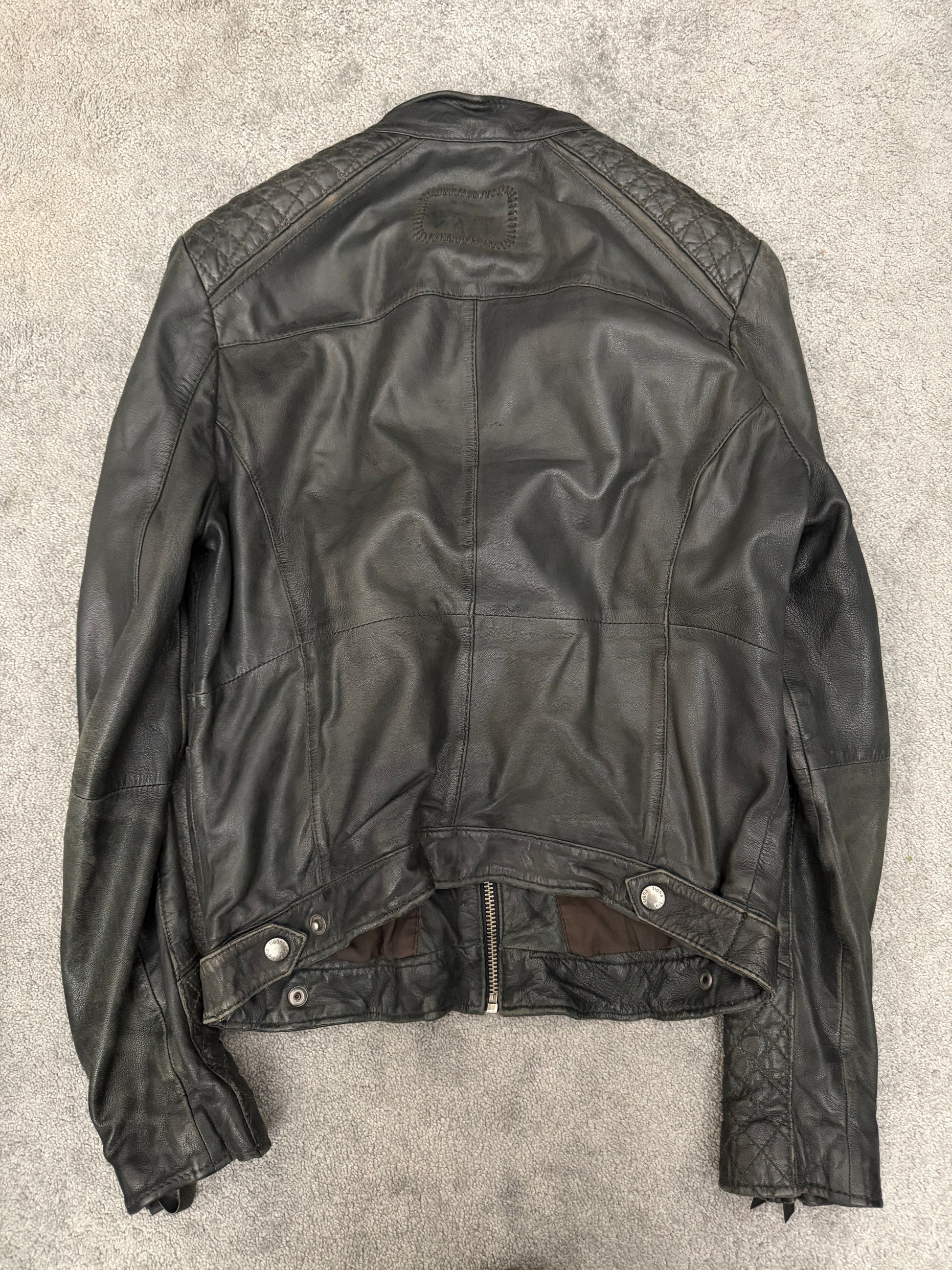 Tigha Royal Clip Leather Jacket