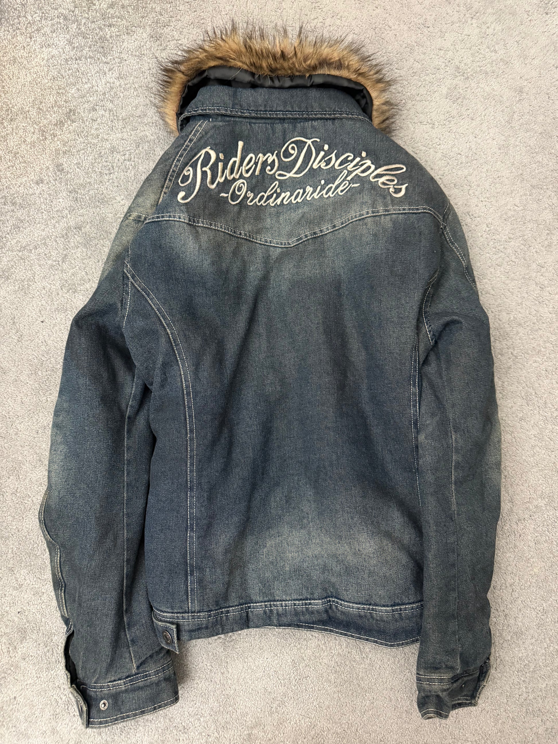 In The Attic Fur Denim Jacket