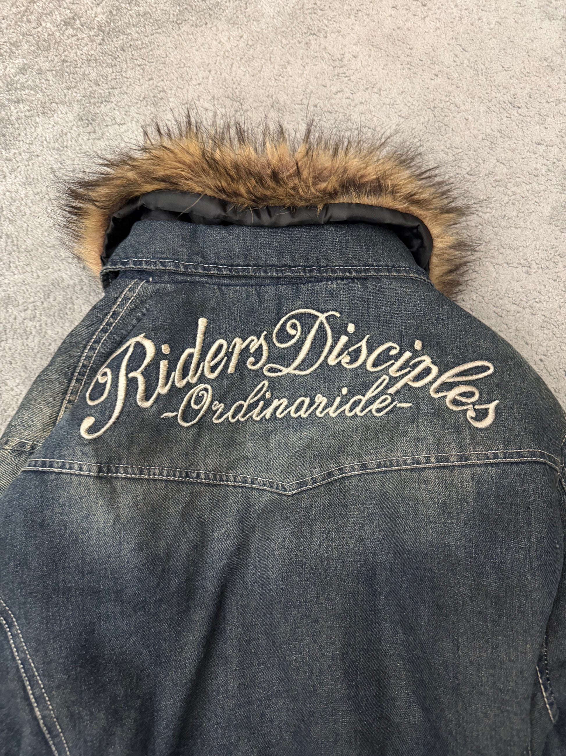 In The Attic Fur Denim Jacket