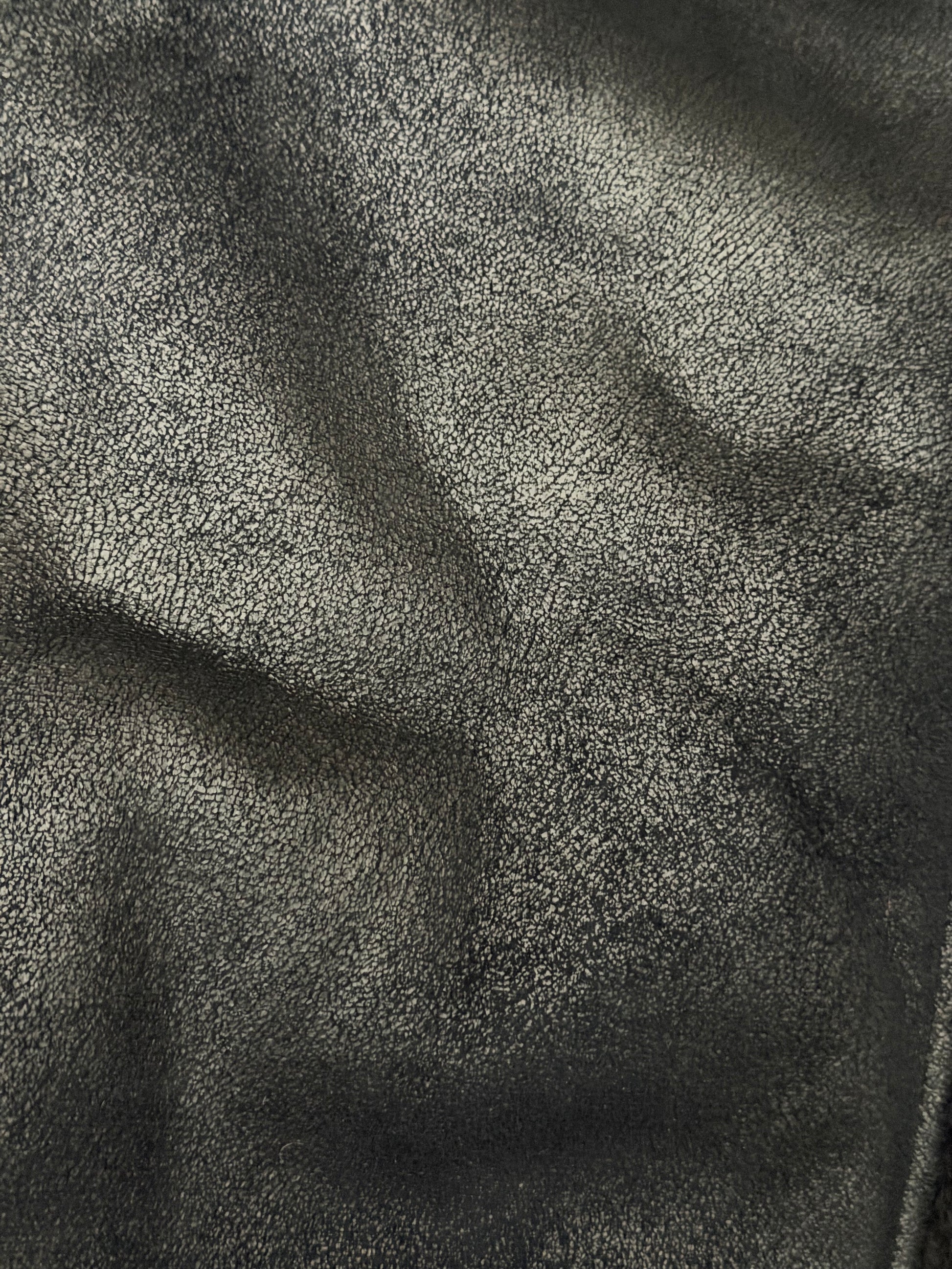 Bernings Sho cracked waxed fur jacket