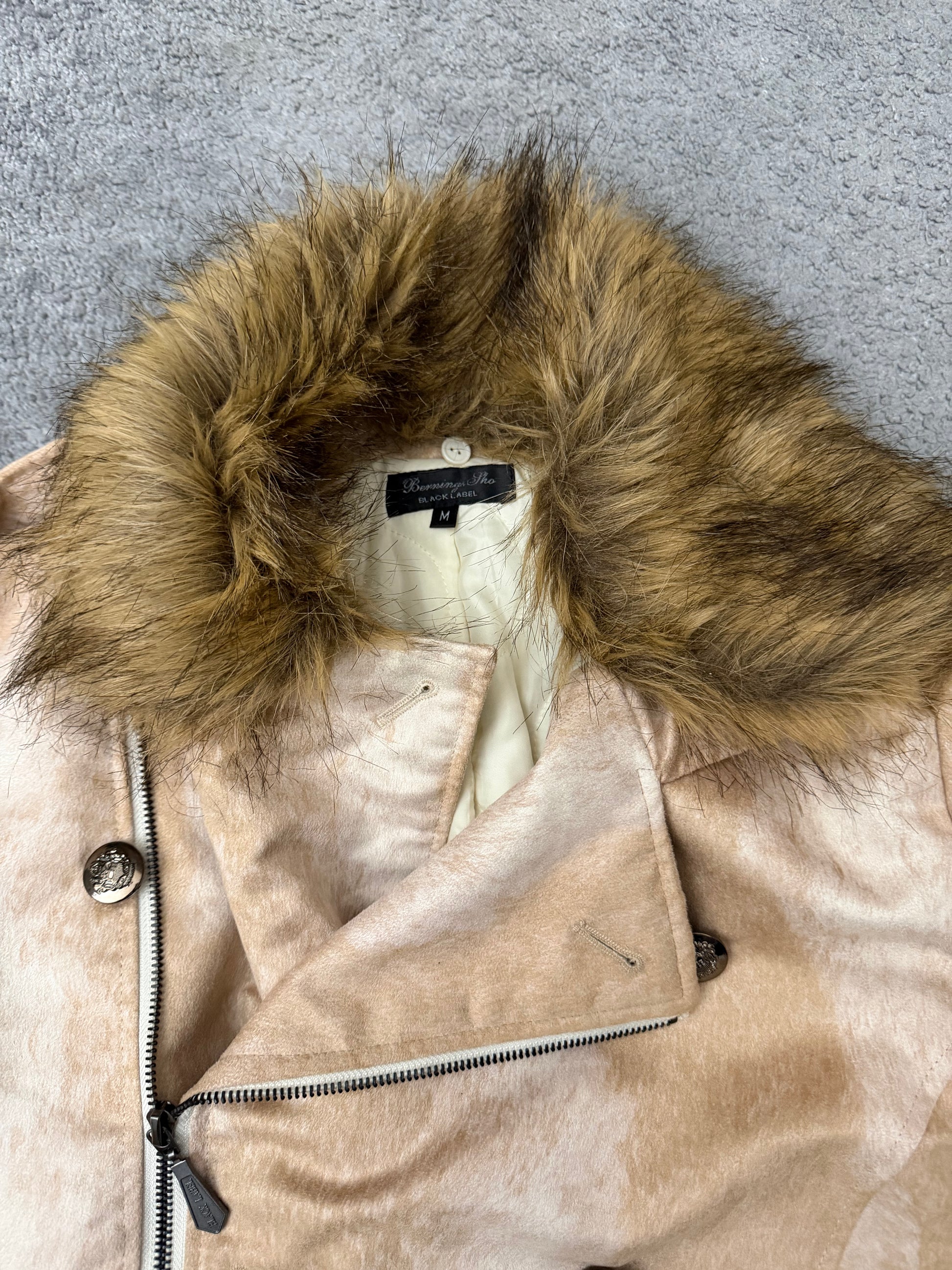 Bernings Sho Wildcat Fur Double Rider Jacket