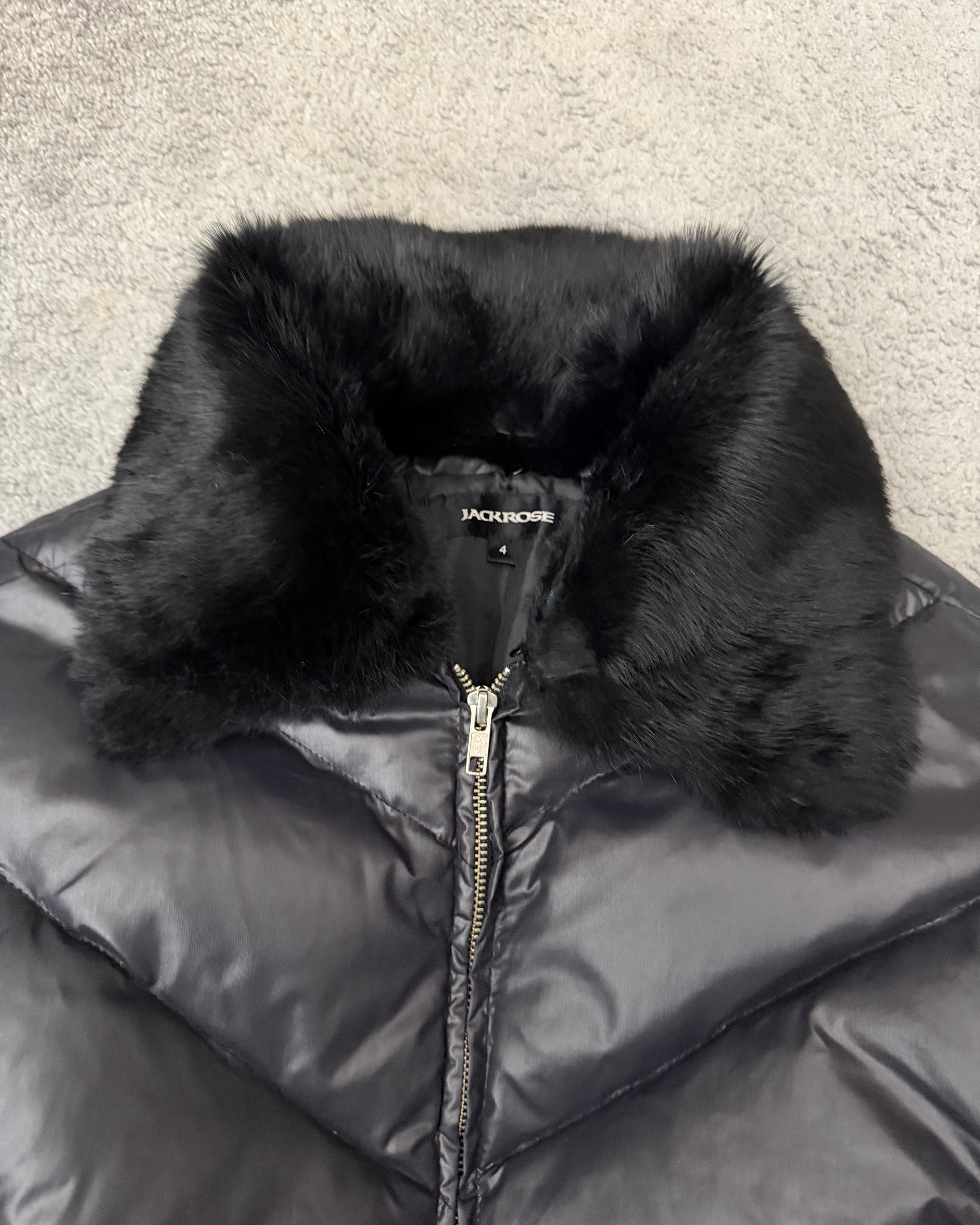 Jack Rose Fur Puffer Jacket