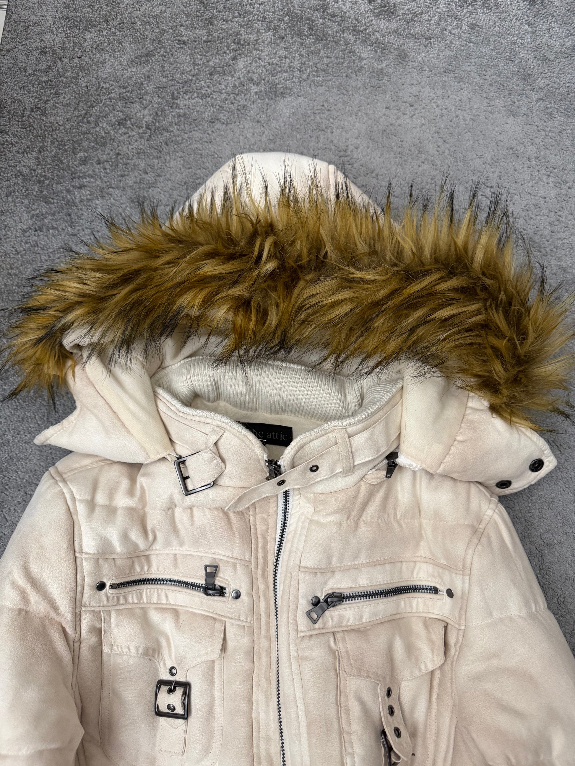 In The Attic Detachable Hood Puffer Jacket
