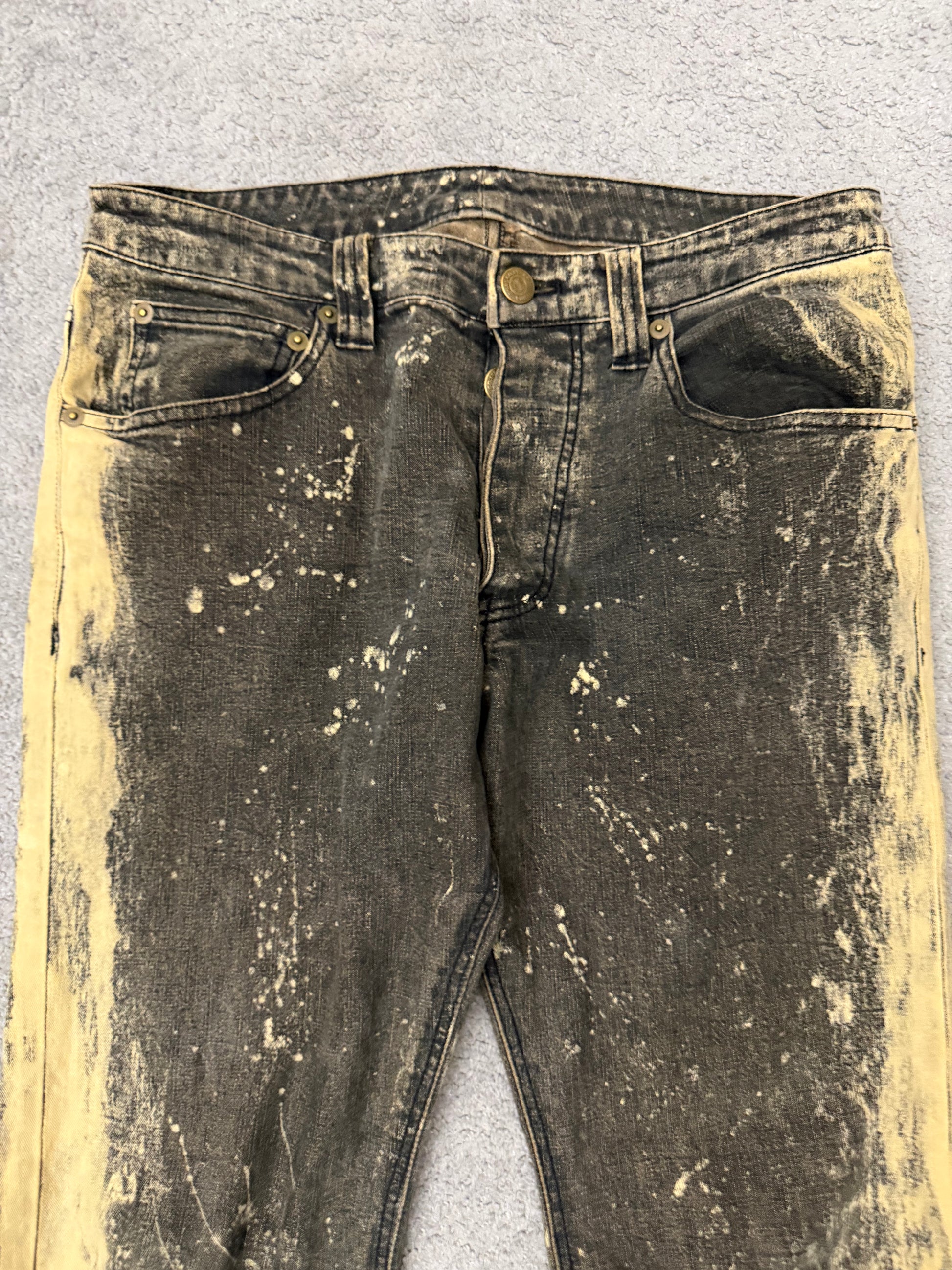 Tornado Mart Smeared Flared Pants