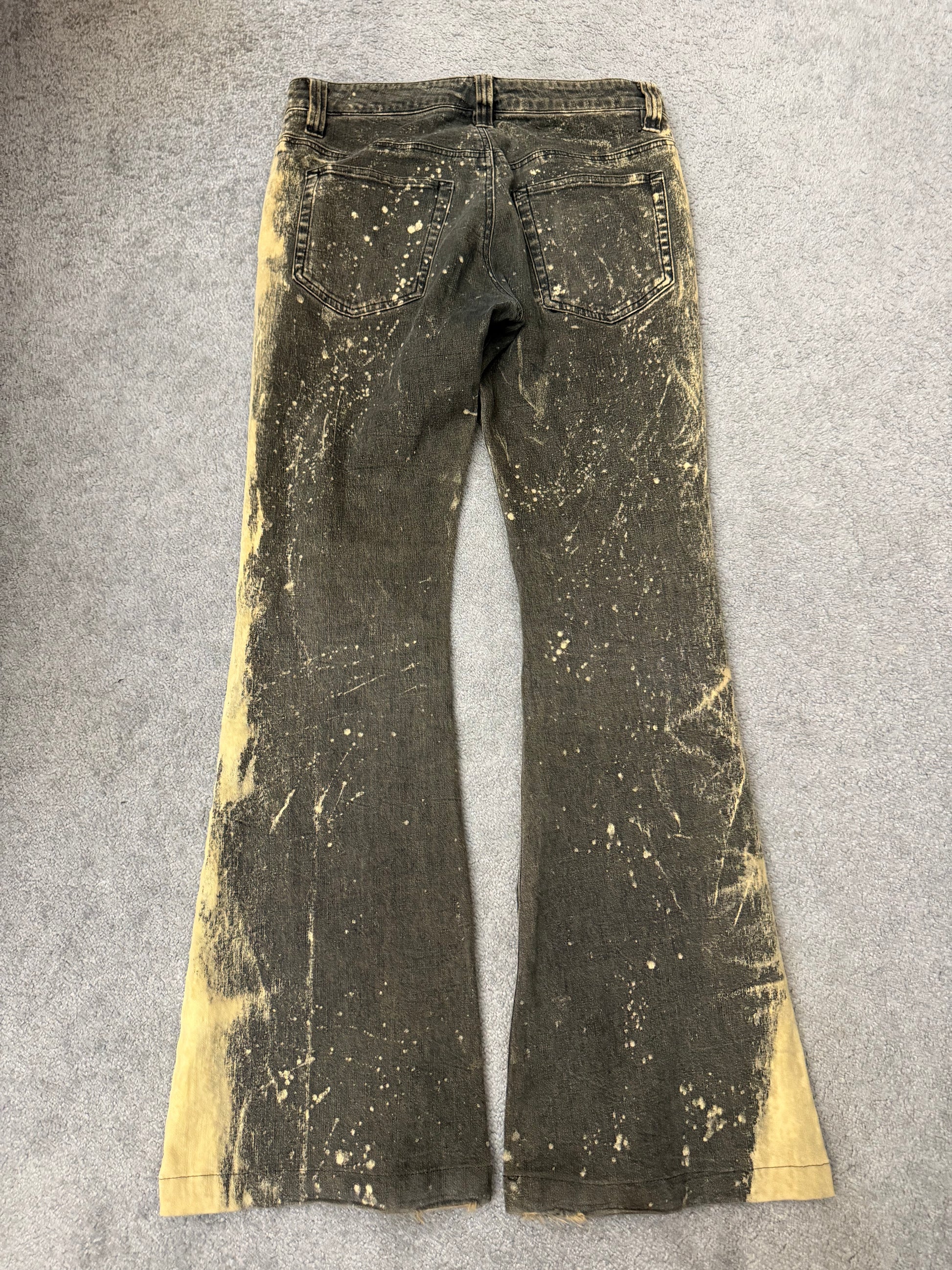Tornado Mart Smeared Flared Pants