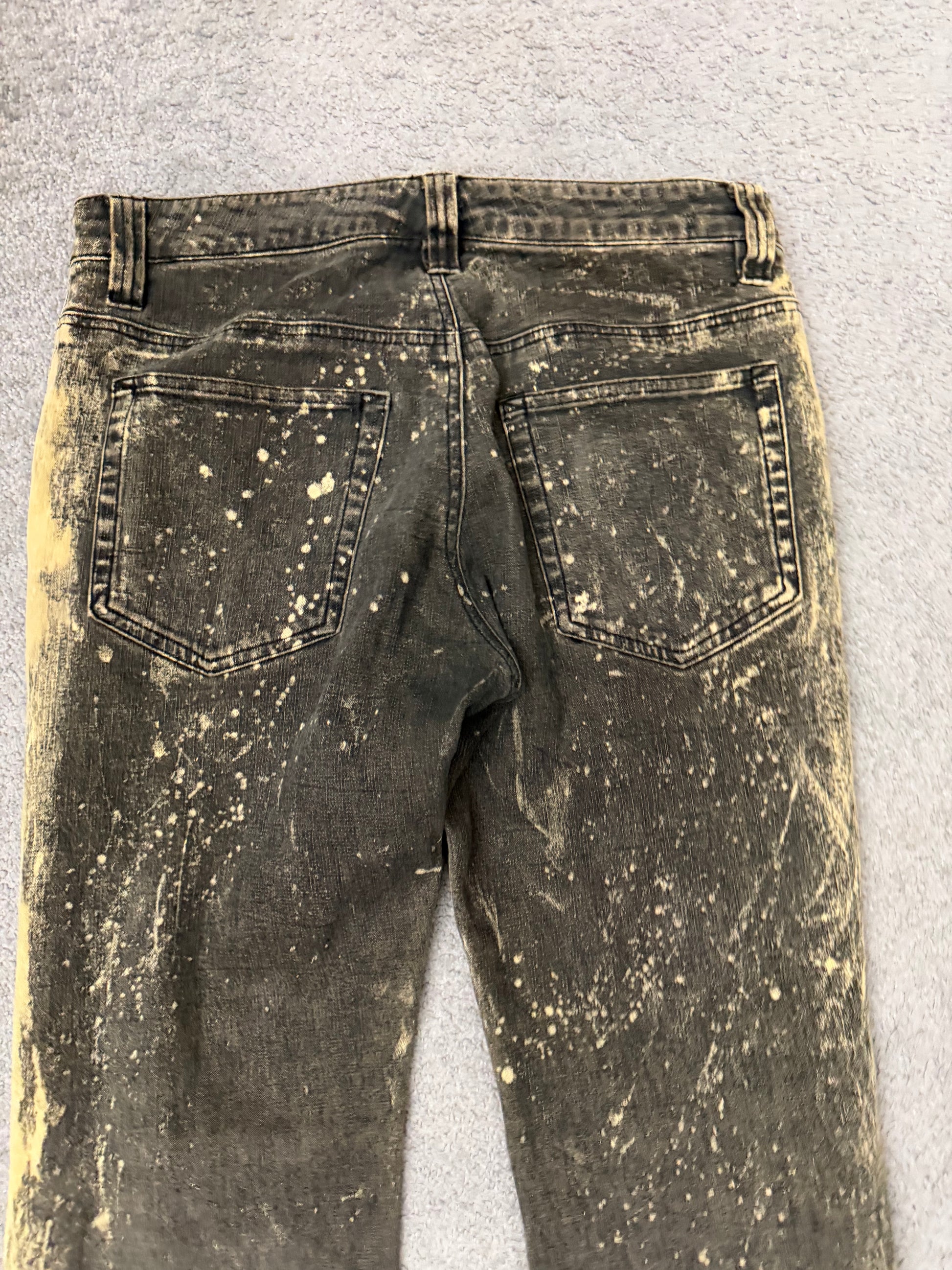 Tornado Mart Smeared Flared Pants