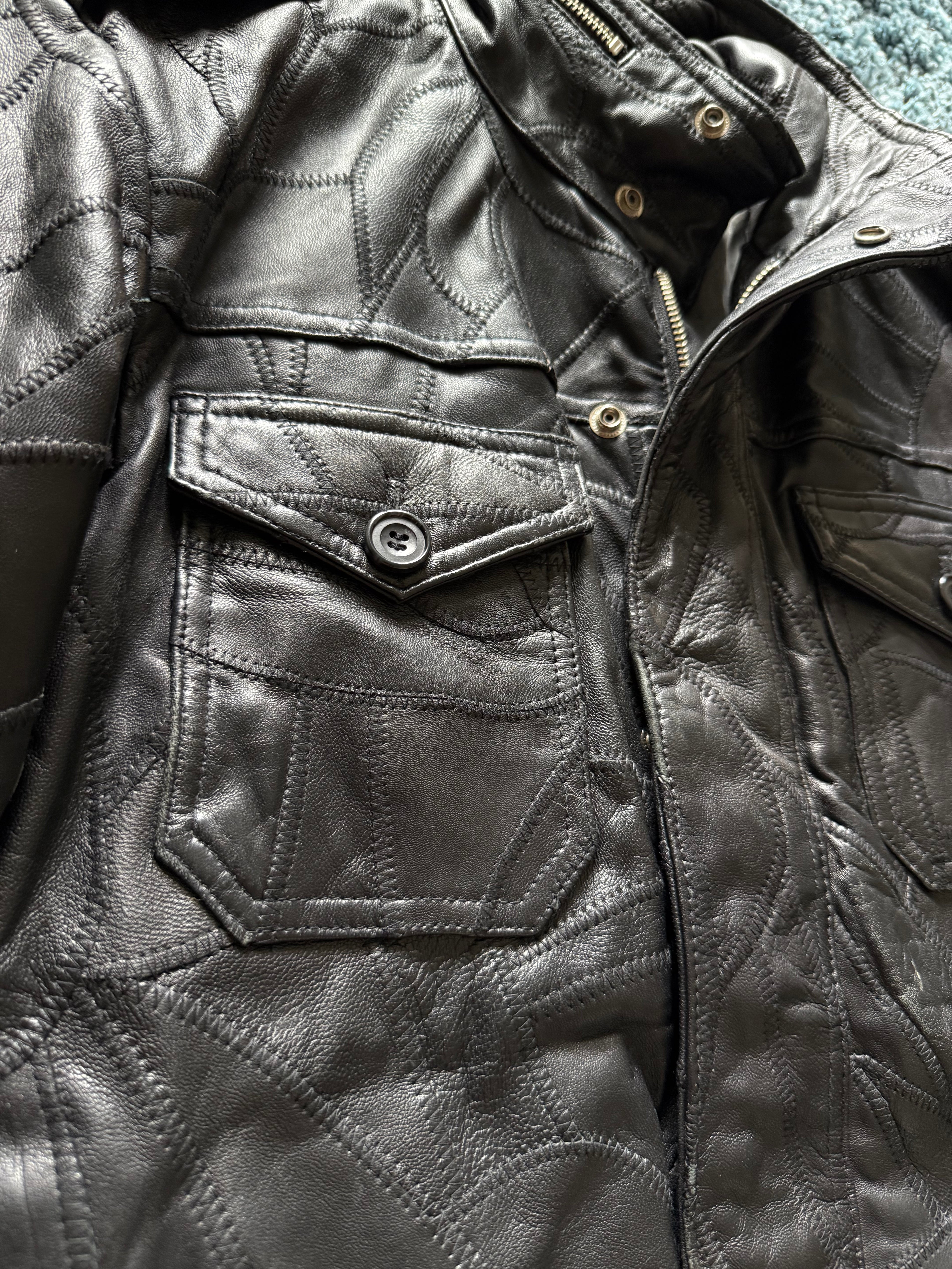 CAV-000 Scar Stitched Leather jacket Rider