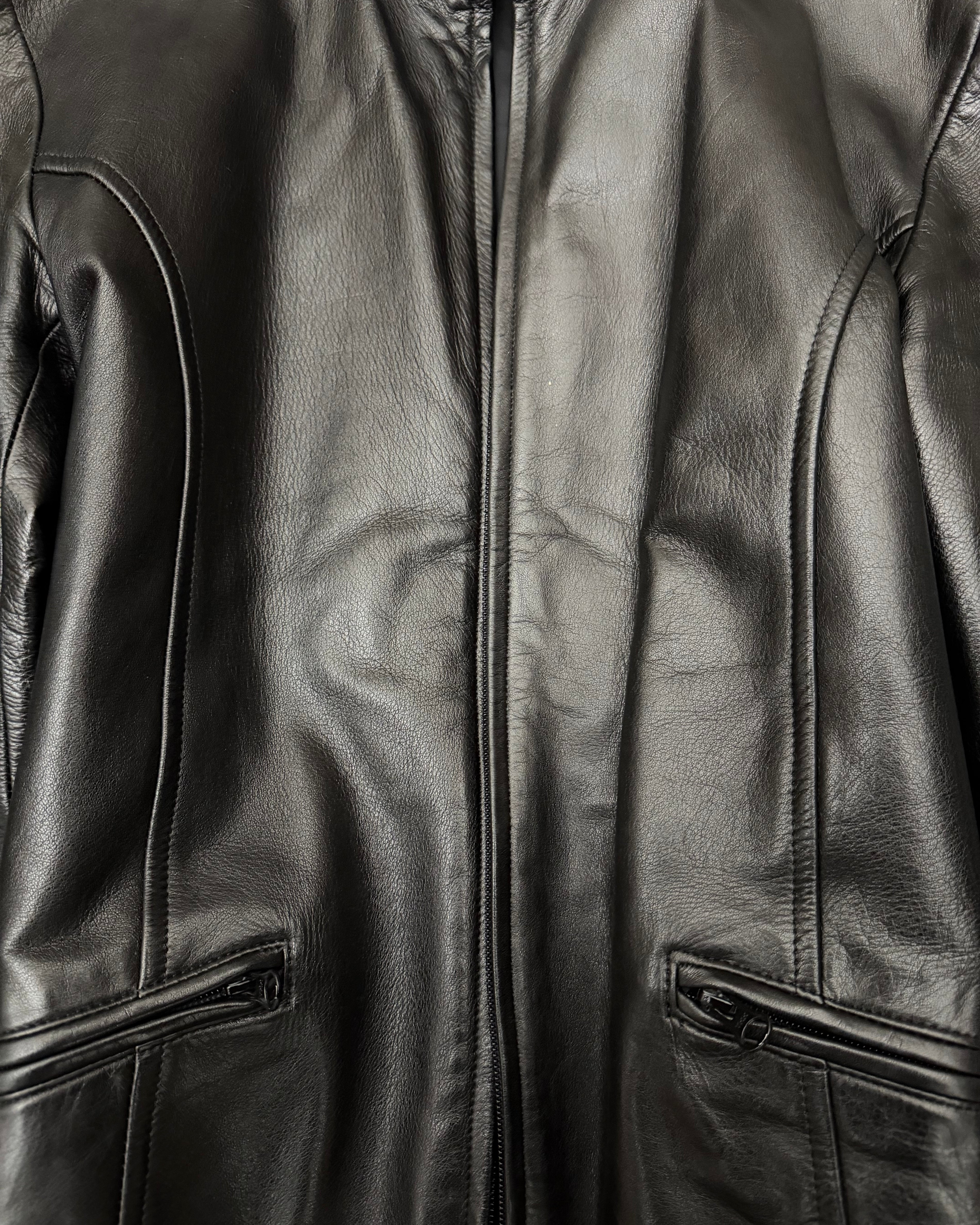 5351 Pour Les Hommes Obsidian Shield Leather Jacket