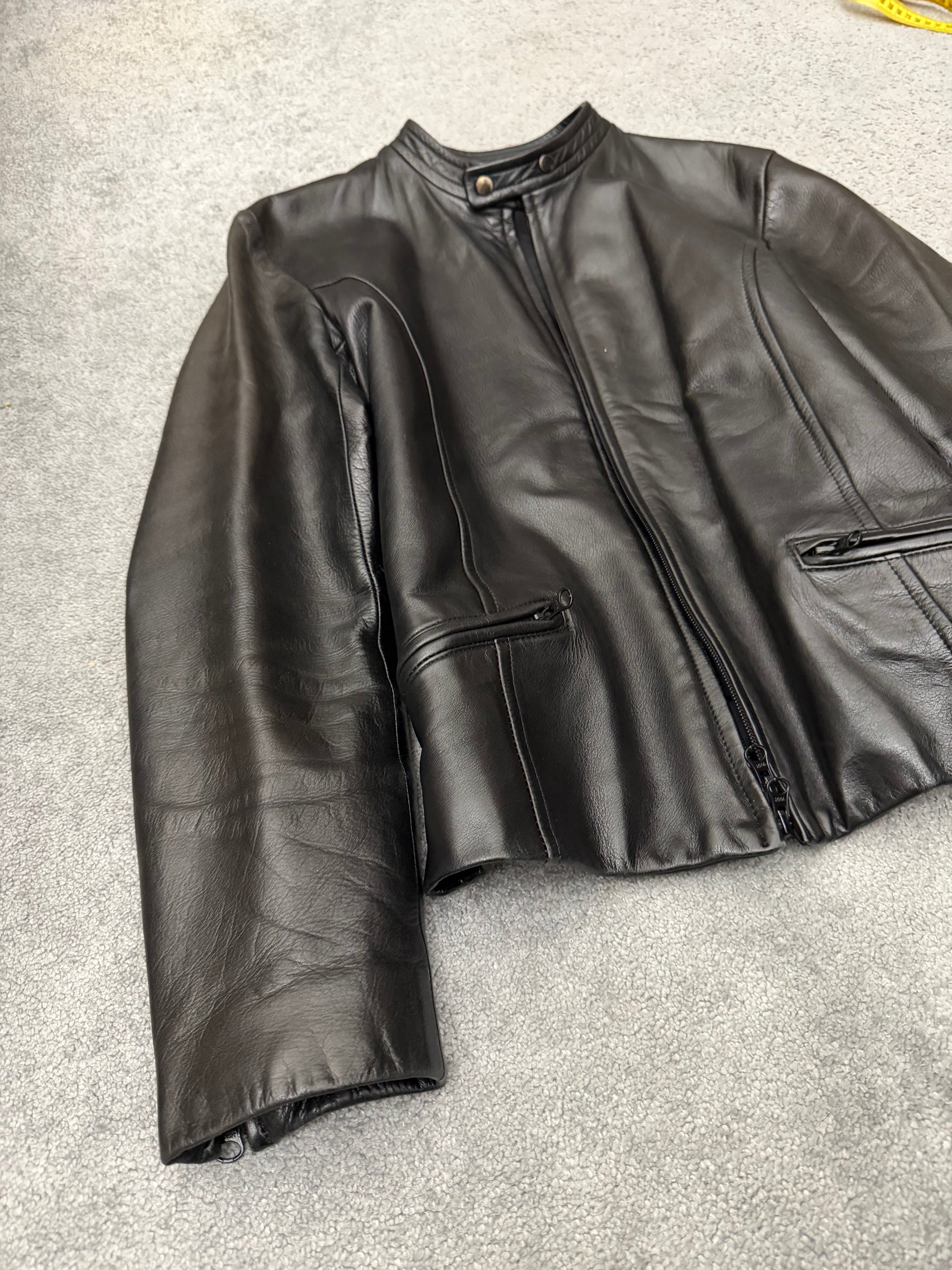 5351 Pour Les Hommes Obsidian Shield Leather Jacket