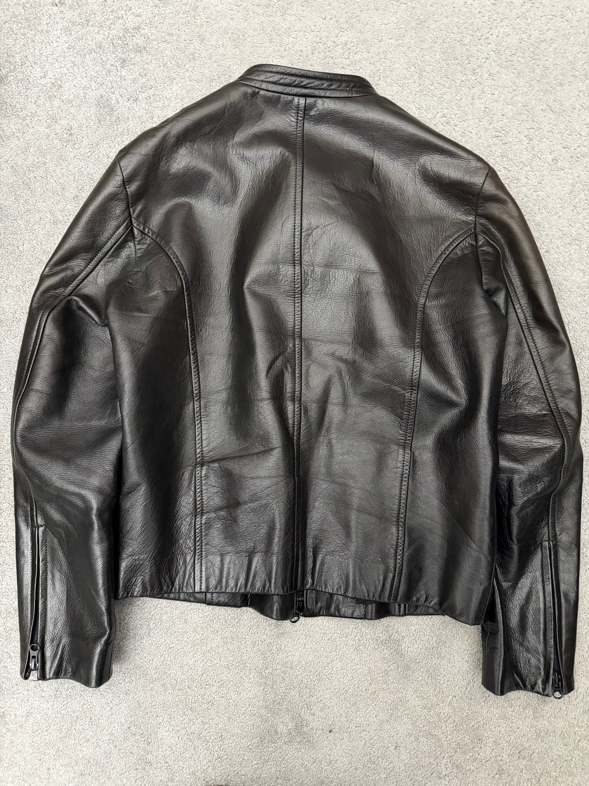 5351 Pour Les Hommes Obsidian Shield Leather Jacket