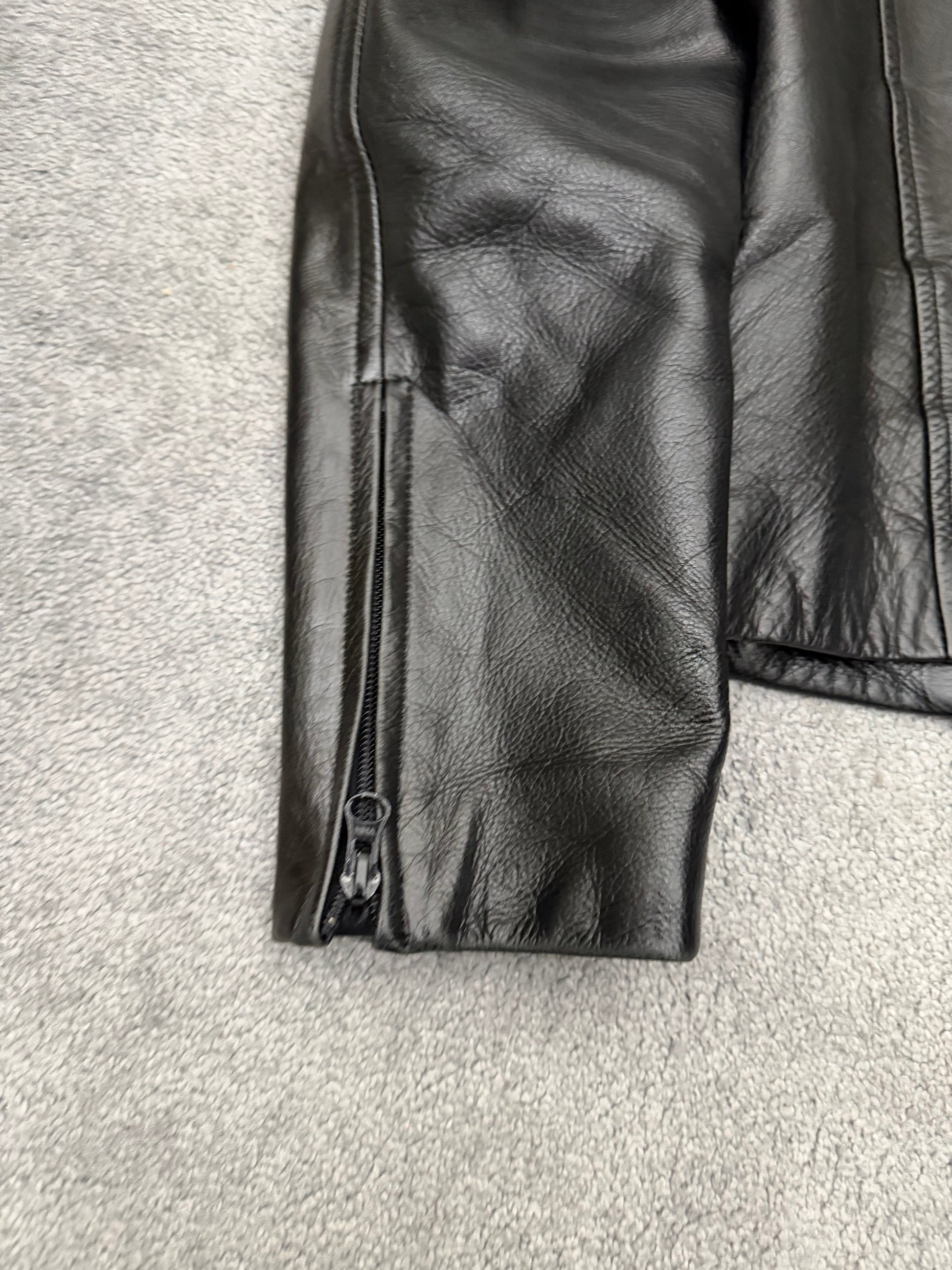 5351 Pour Les Hommes Obsidian Shield Leather Jacket