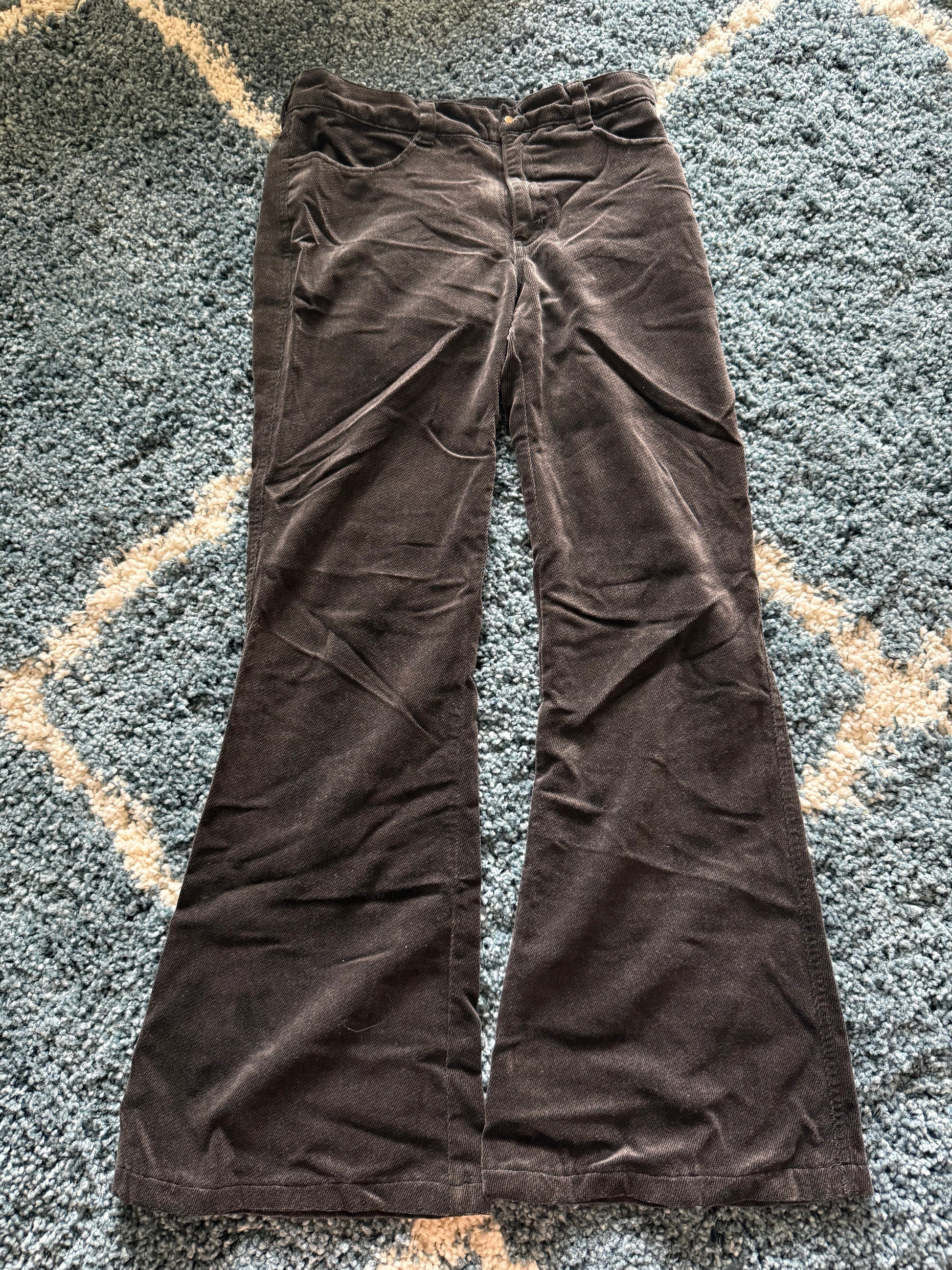 Potatoes cord flared pants