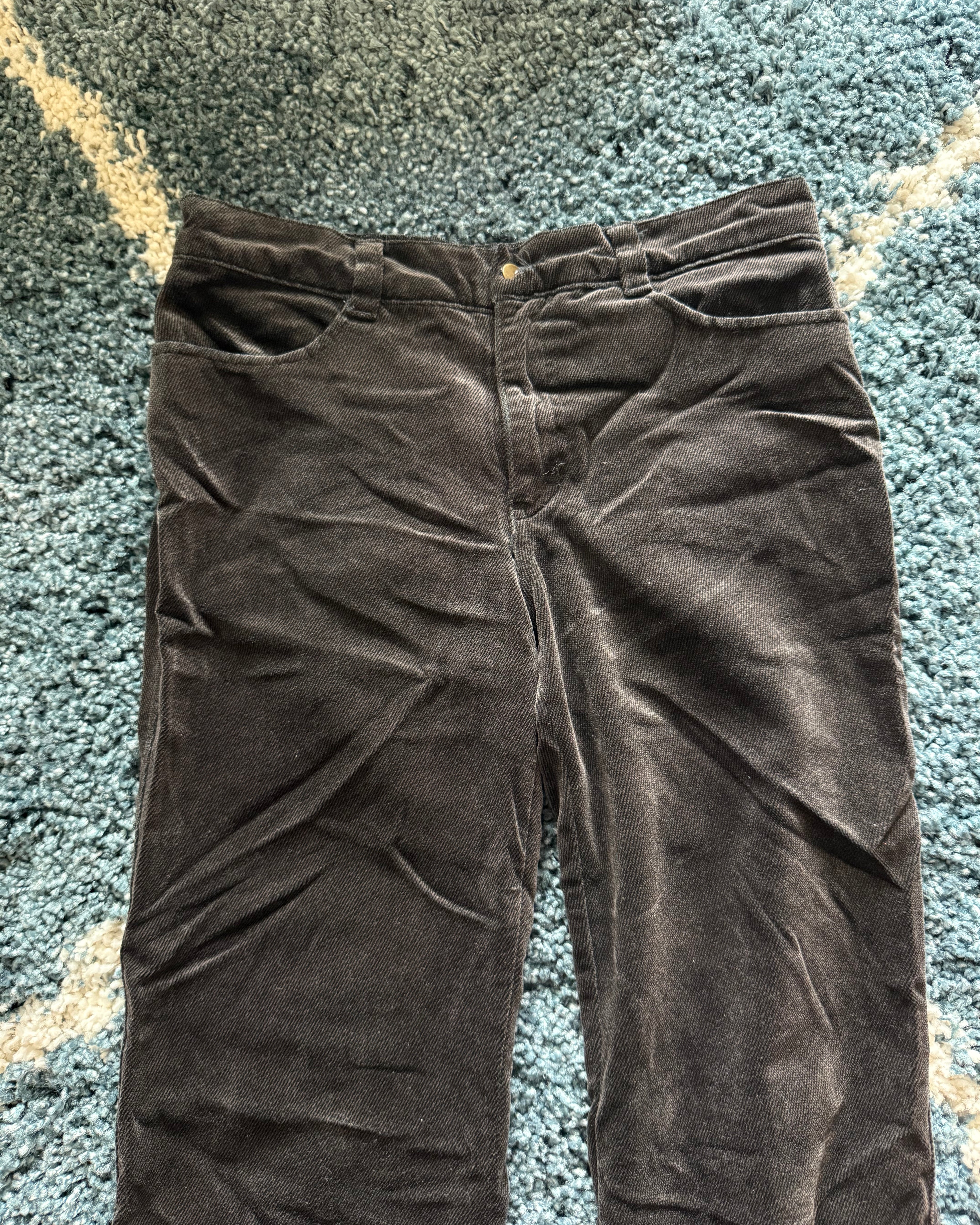 Potatoes cord flared pants
