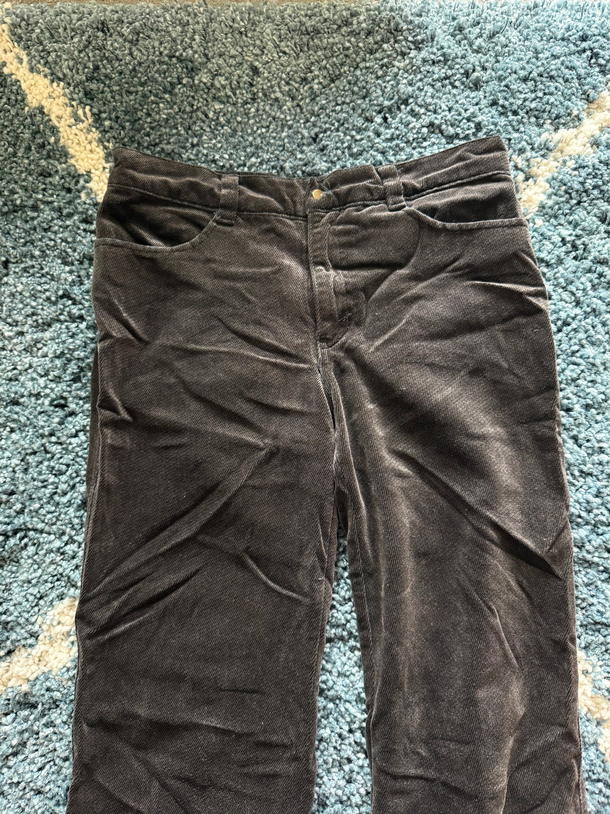 Potatoes cord flared pants