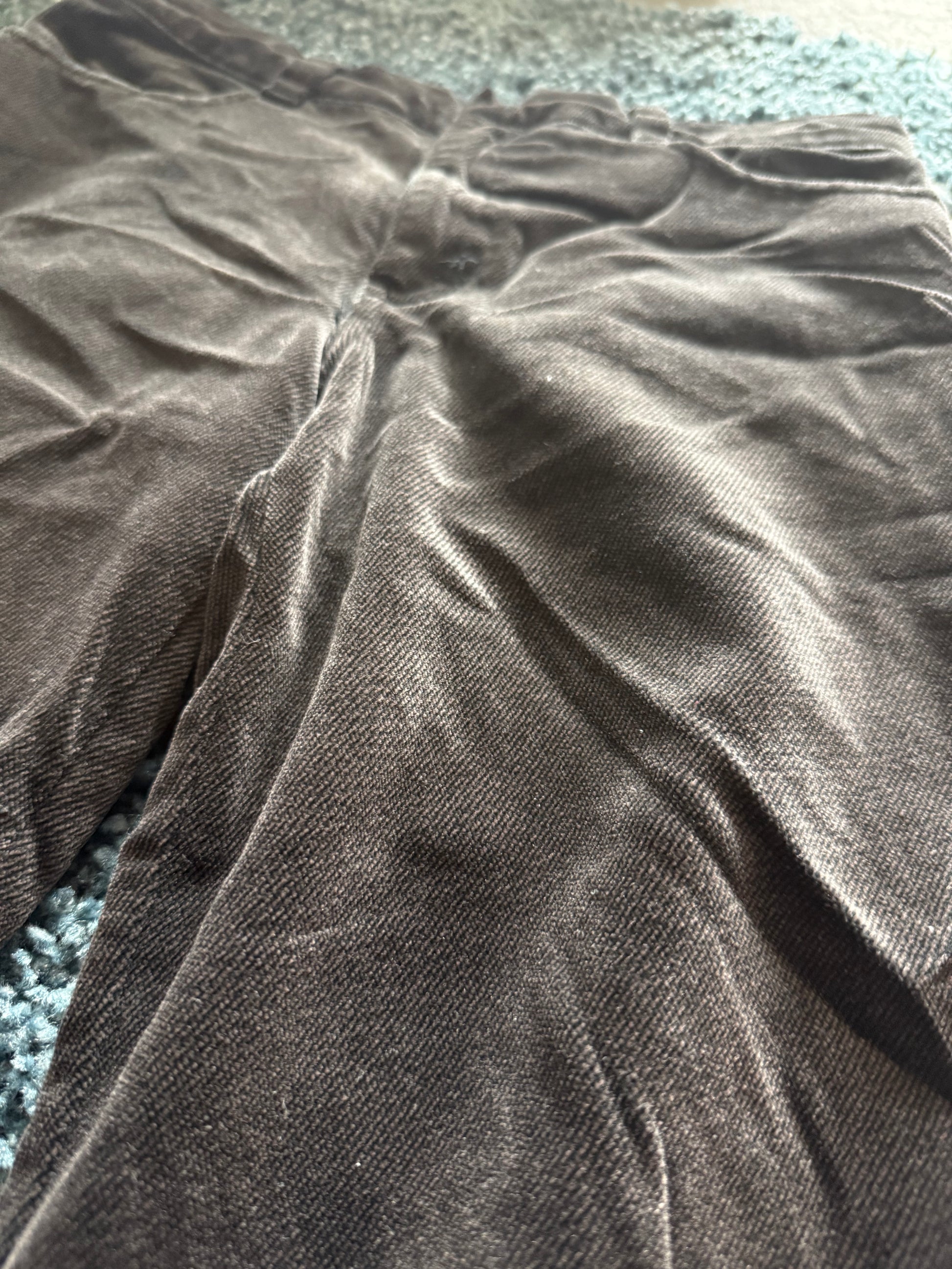 Potatoes cord flared pants