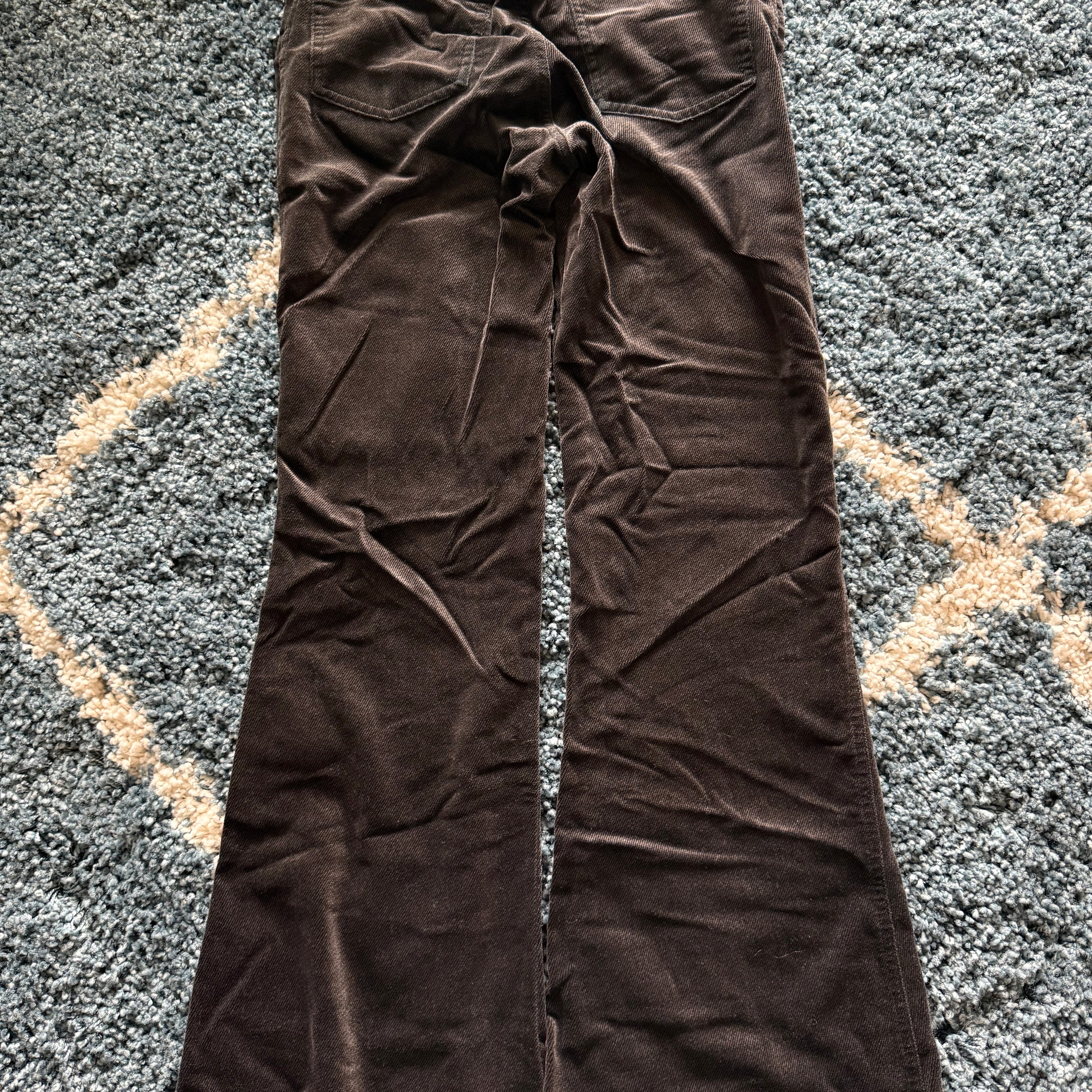 Potatoes cord flared pants