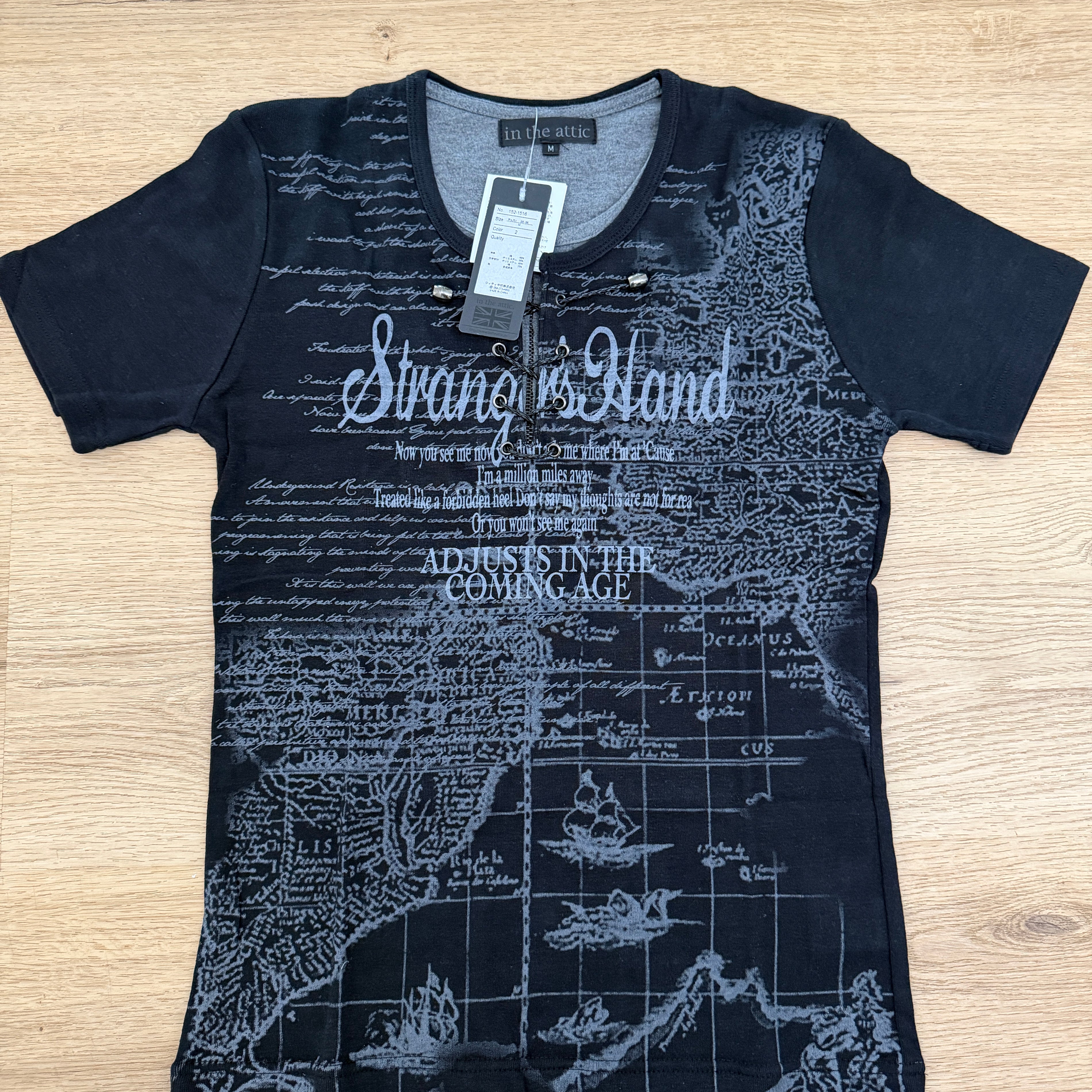 In The Attic Laced Up Double Layered Poem Shirt