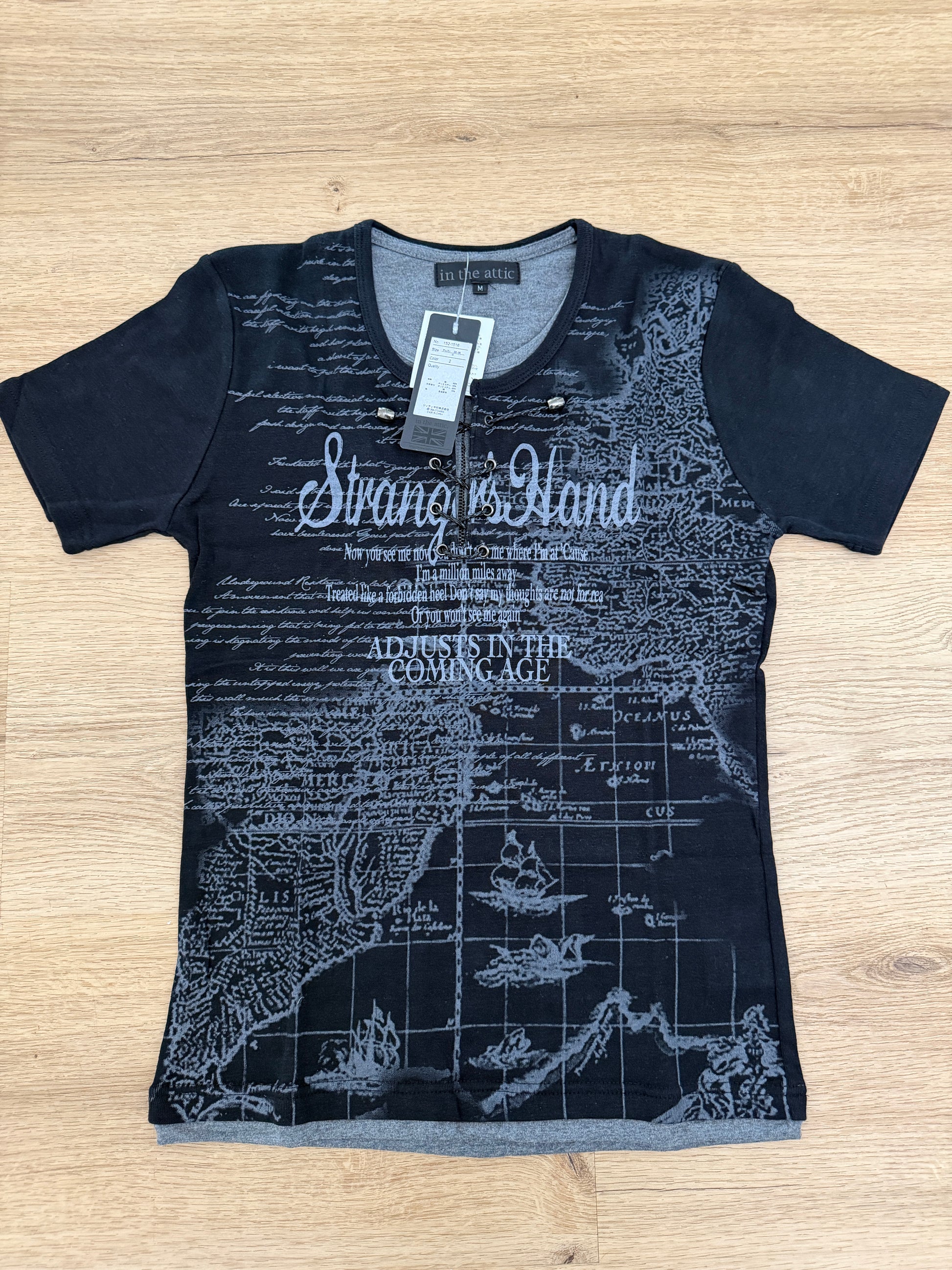 In The Attic Laced Up Double Layered Poem Shirt