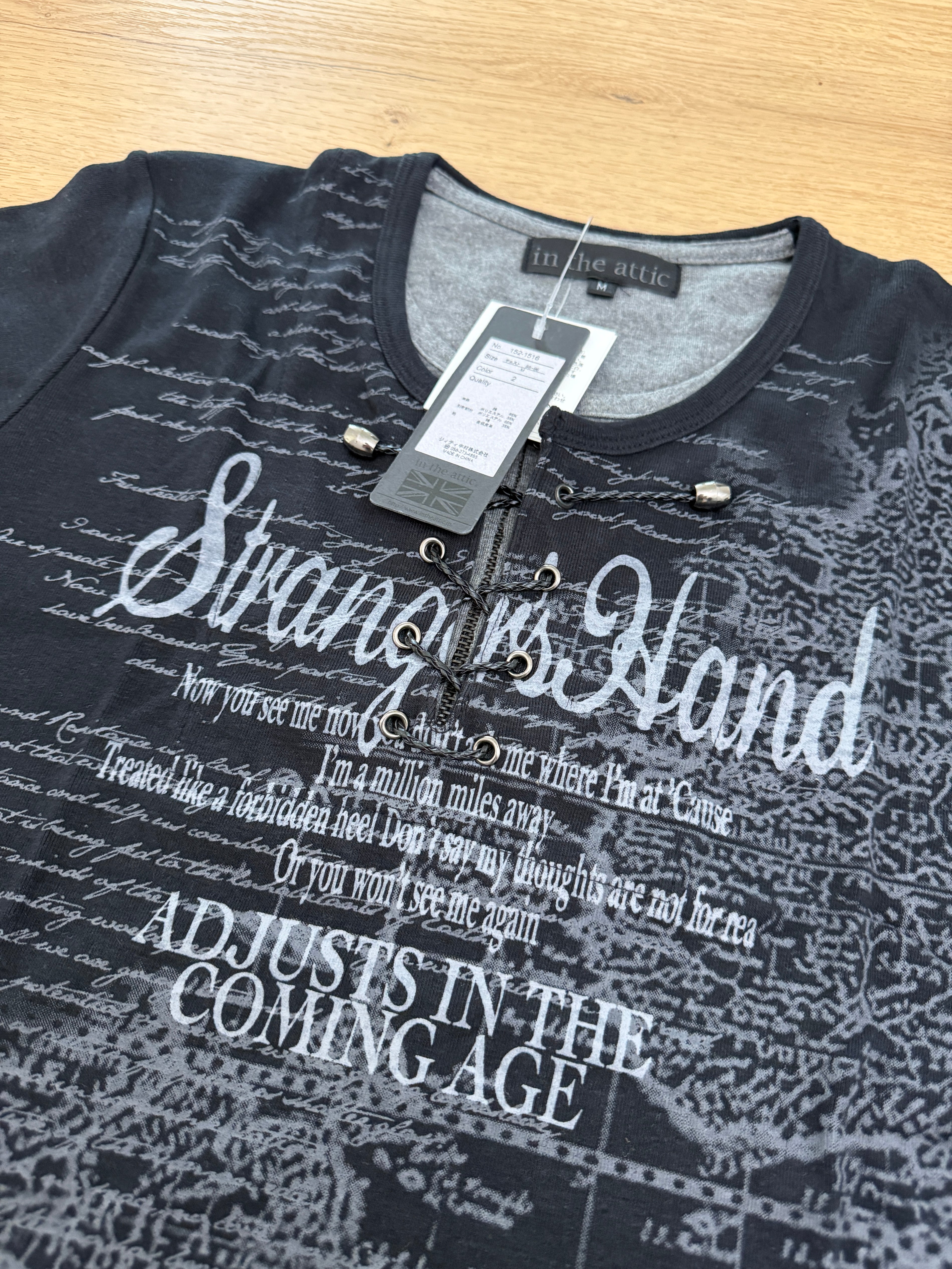 In The Attic Laced Up Double Layered Poem Shirt