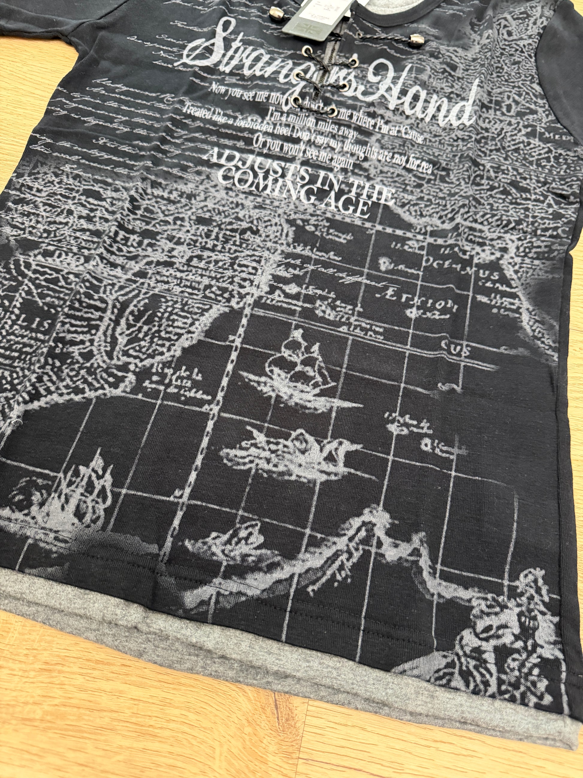 In The Attic Laced Up Double Layered Poem Shirt