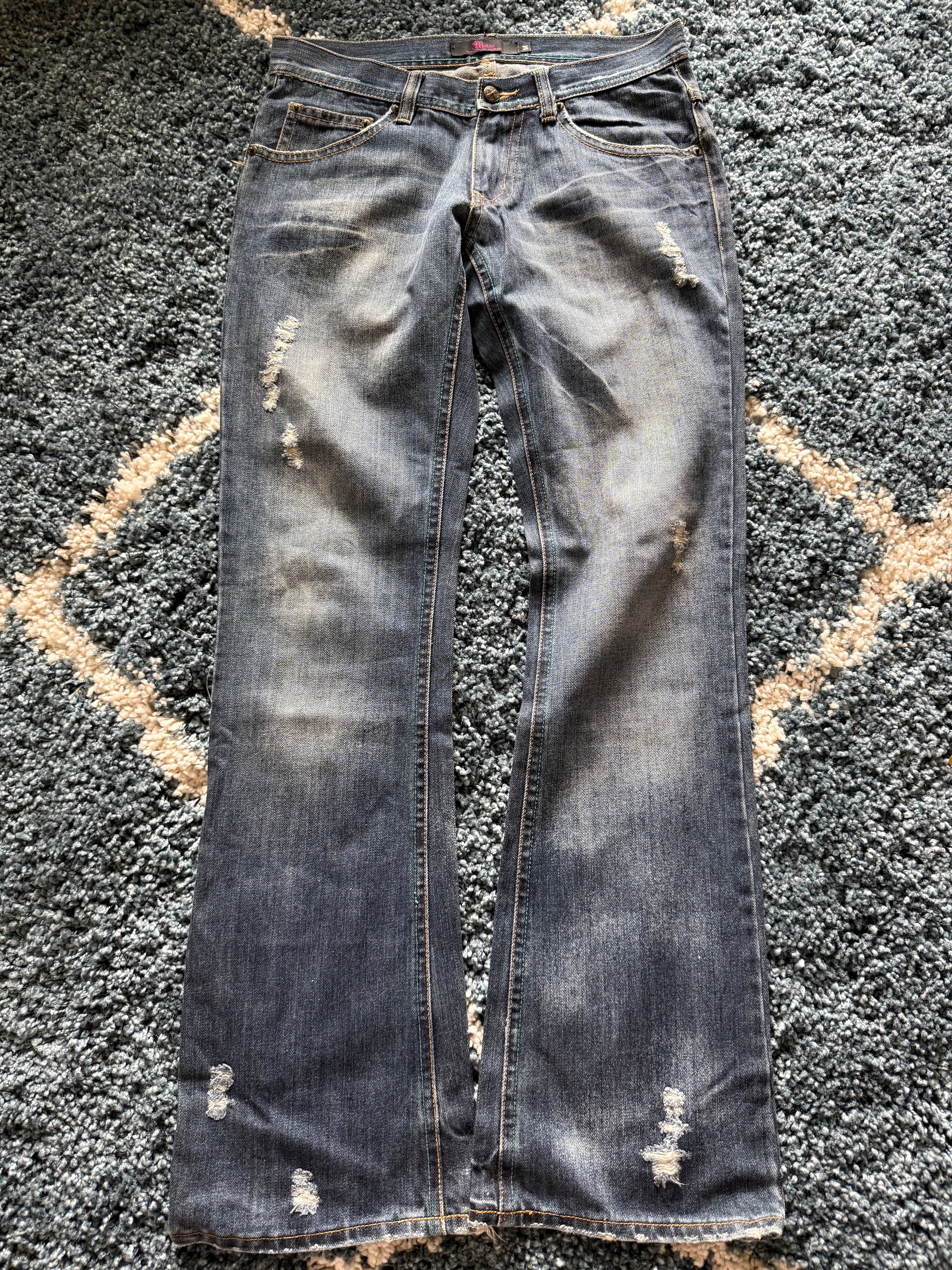 Midas accented flared jeans