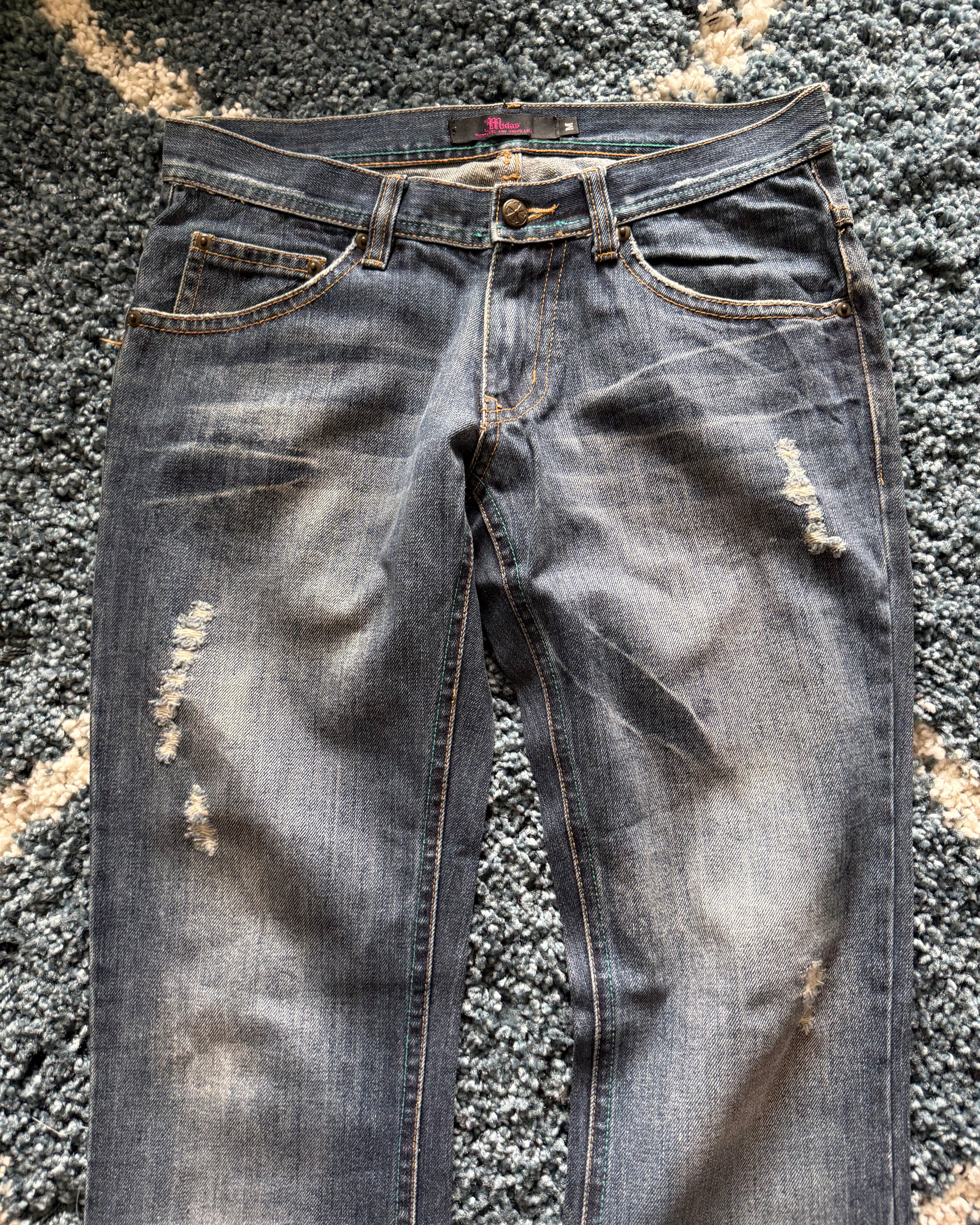 Midas accented flared jeans