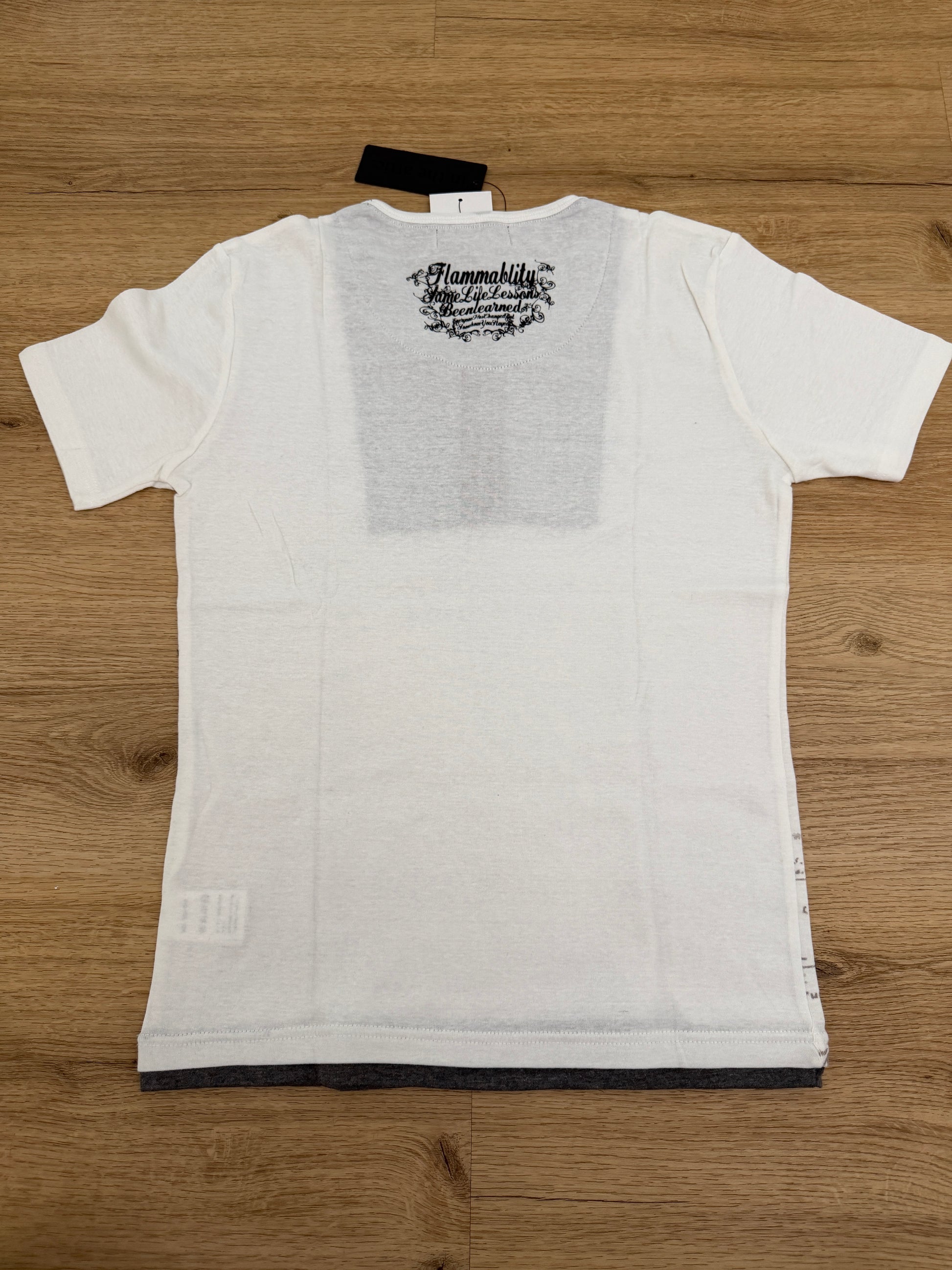 IN THE ATTIC LACED UP DOUBLE LAYERED POEM SHIRT