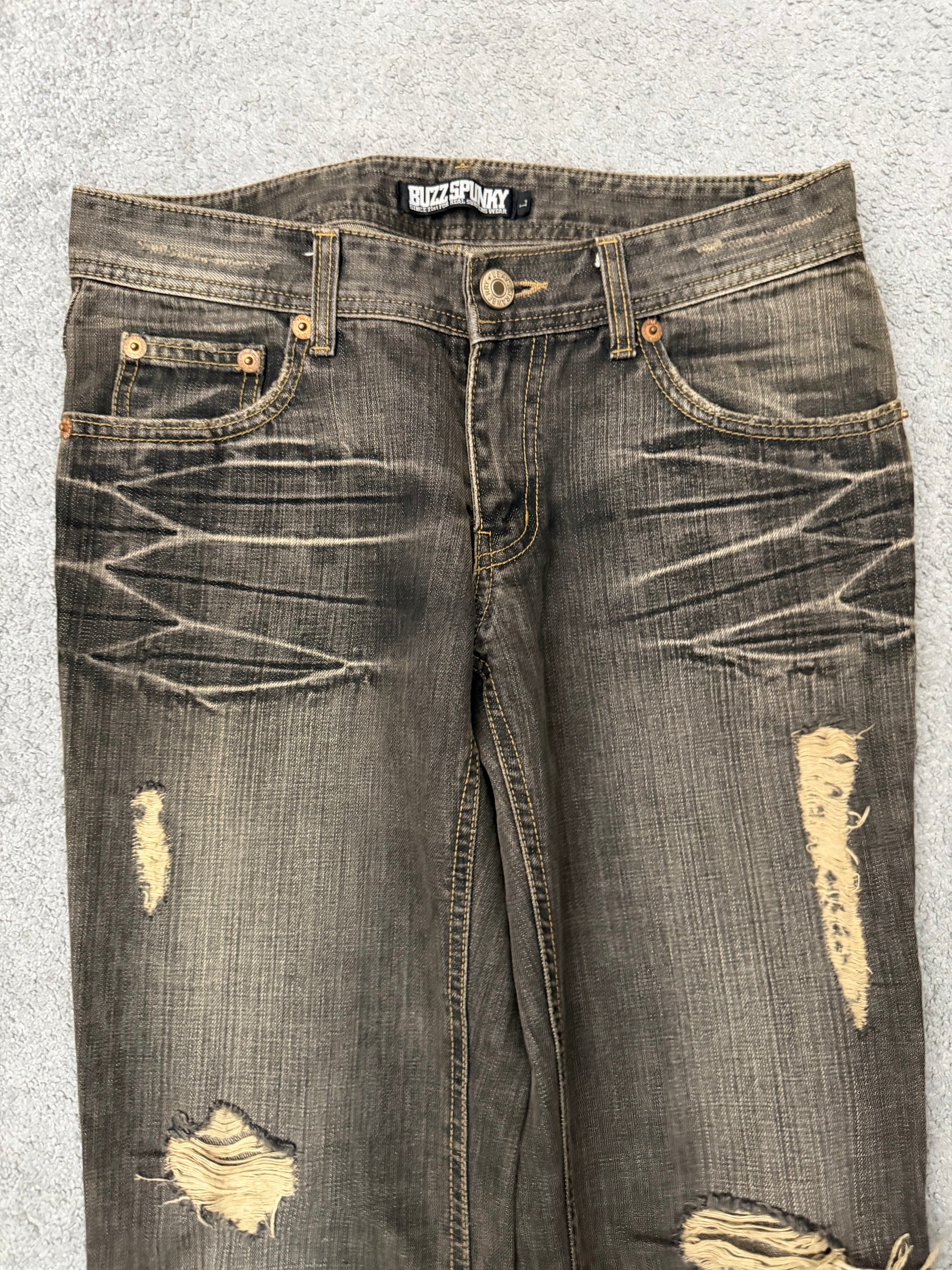 Buzz Spunky Clawmark Flared Pants