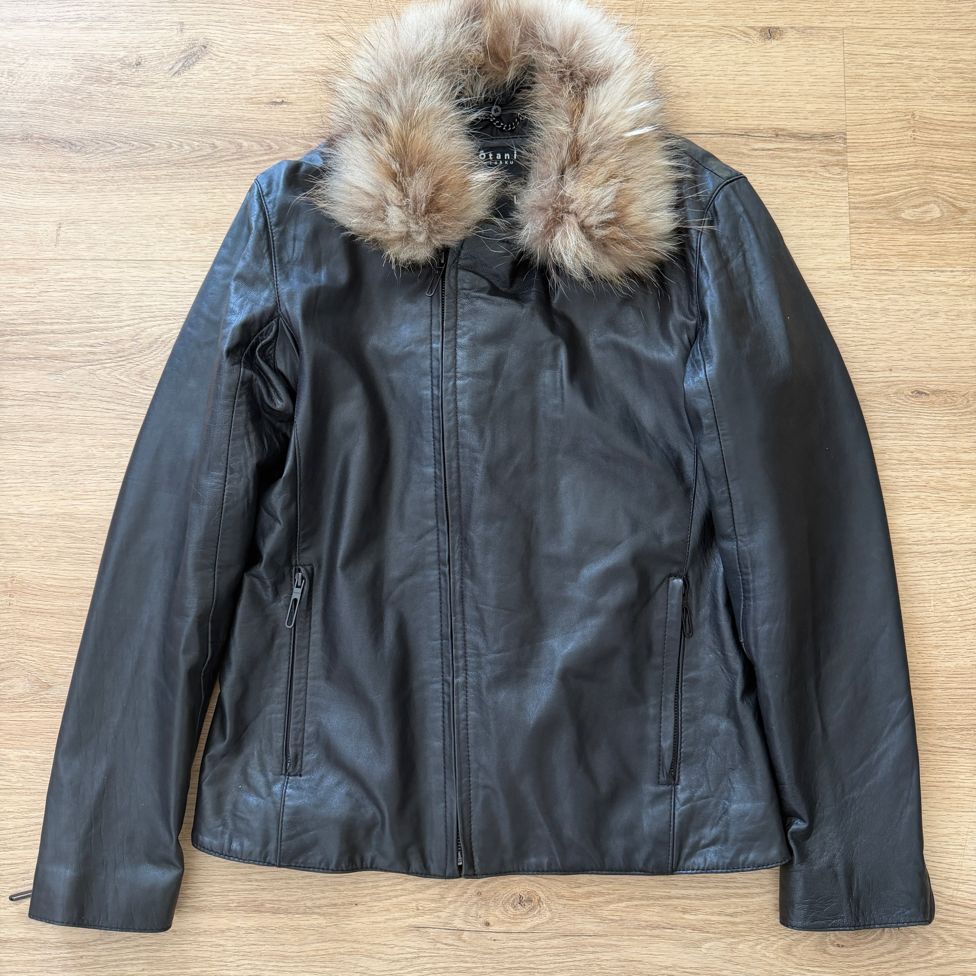 Otani Hikaku Removable Fur Leather Jacket
