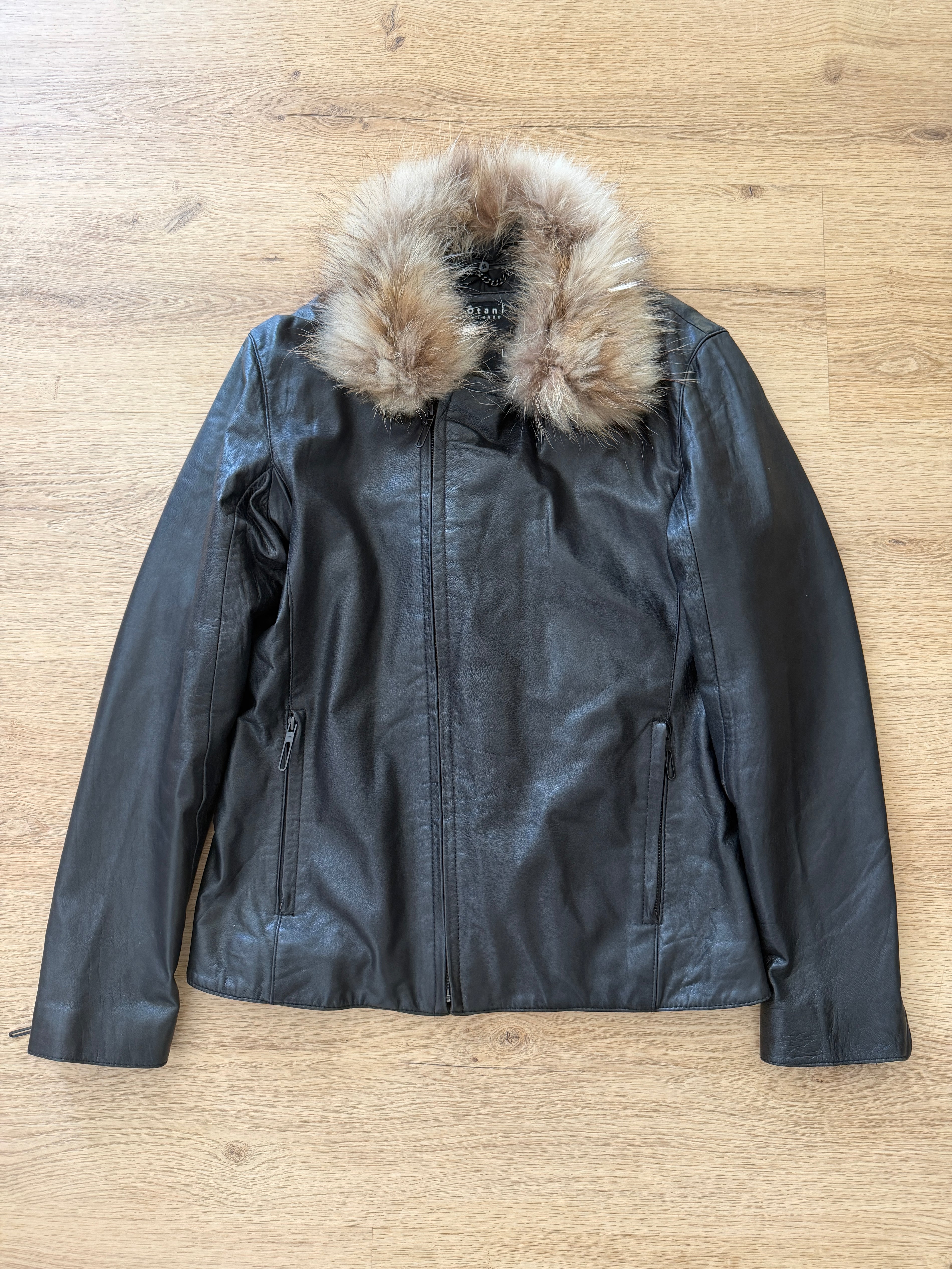 Otani Hikaku Removable Fur Leather Jacket