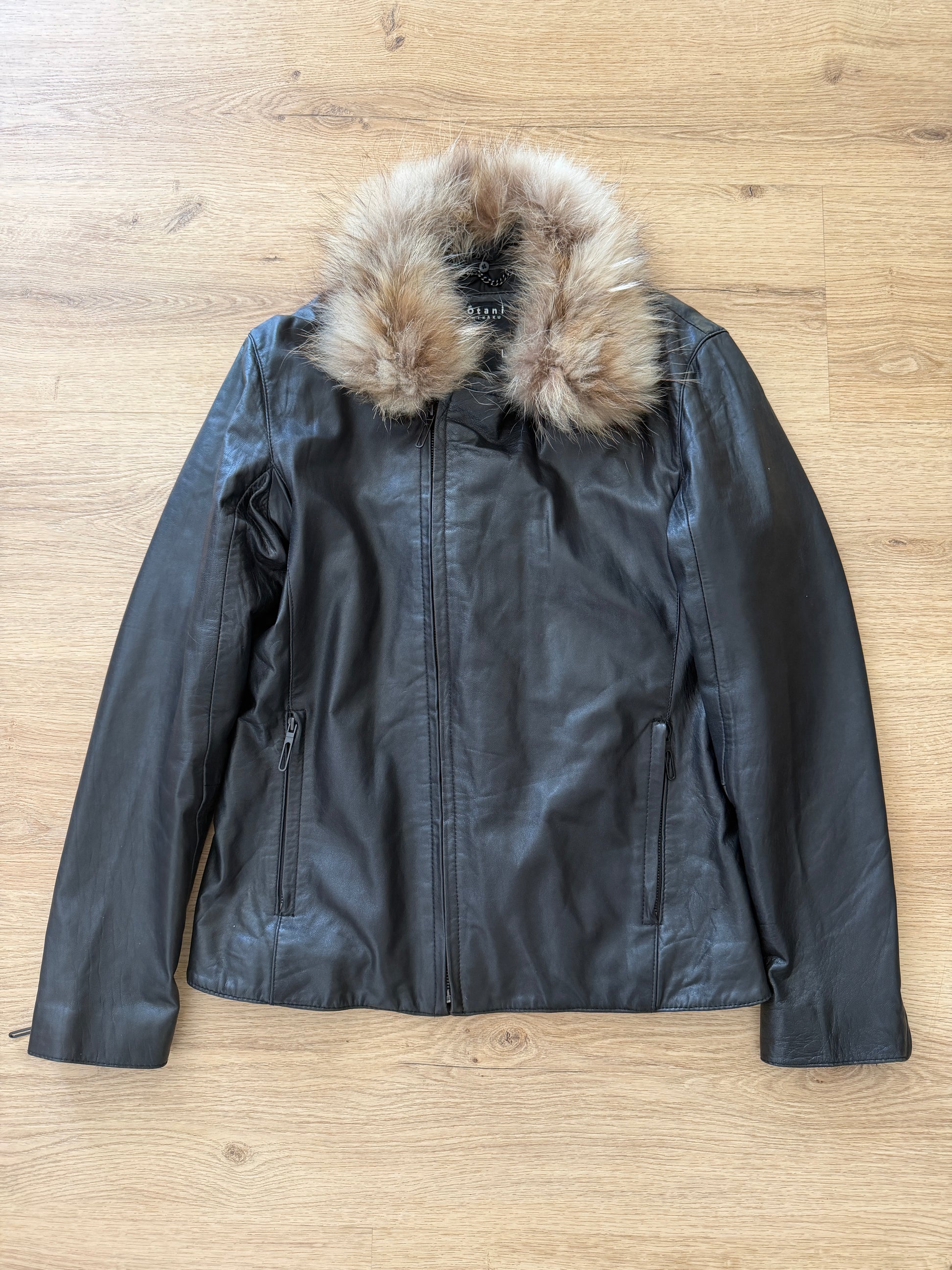 Otani Hikaku Removable Fur Leather Jacket