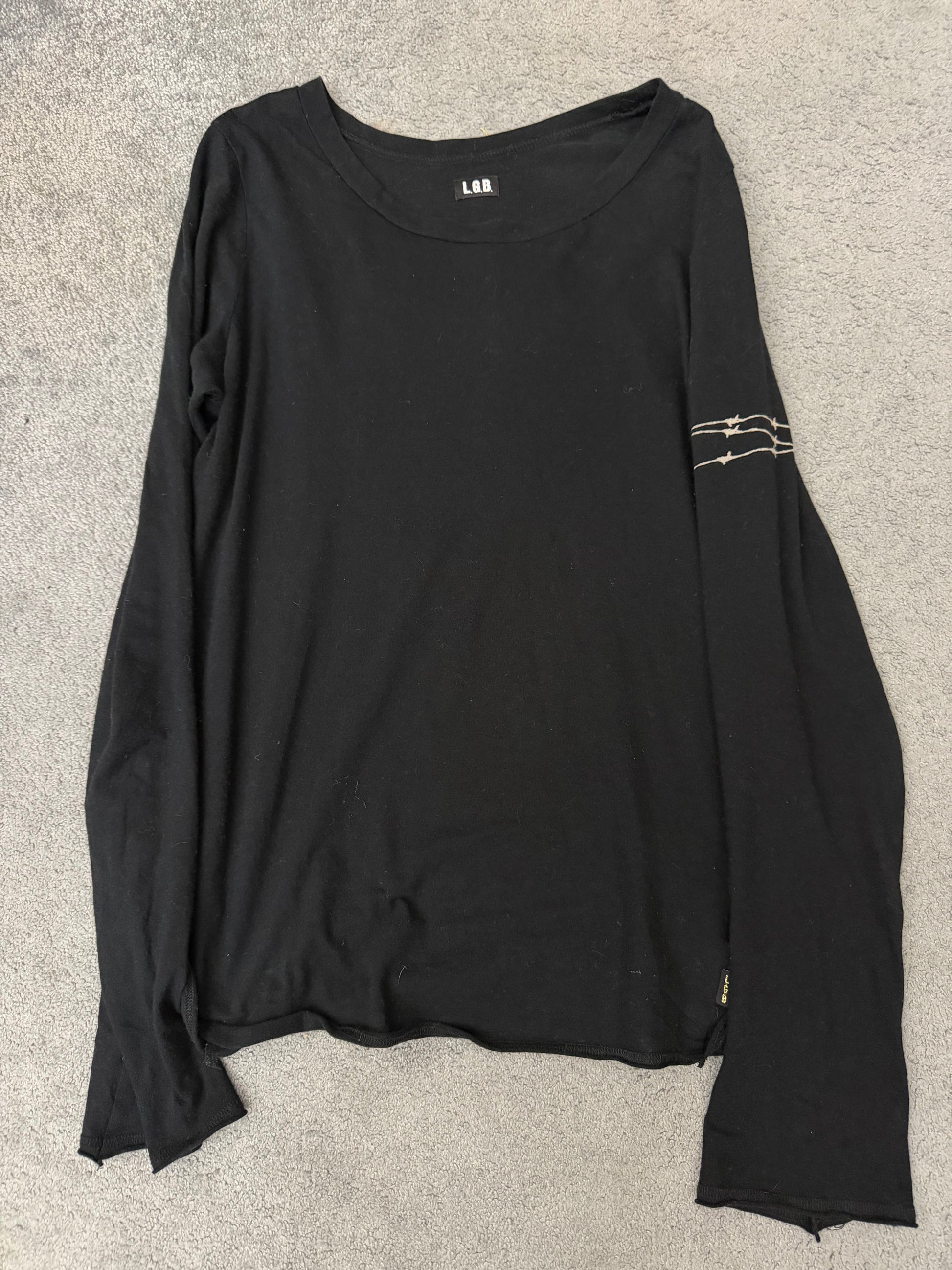 L.G.B. Wired Wool Skull Longsleeve